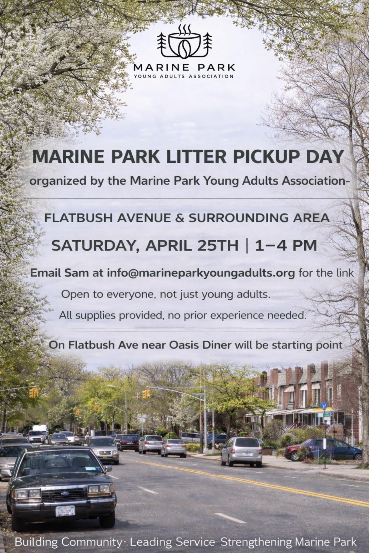 The Marine Park Association Litter Pickup Day, Brooklyn, NY