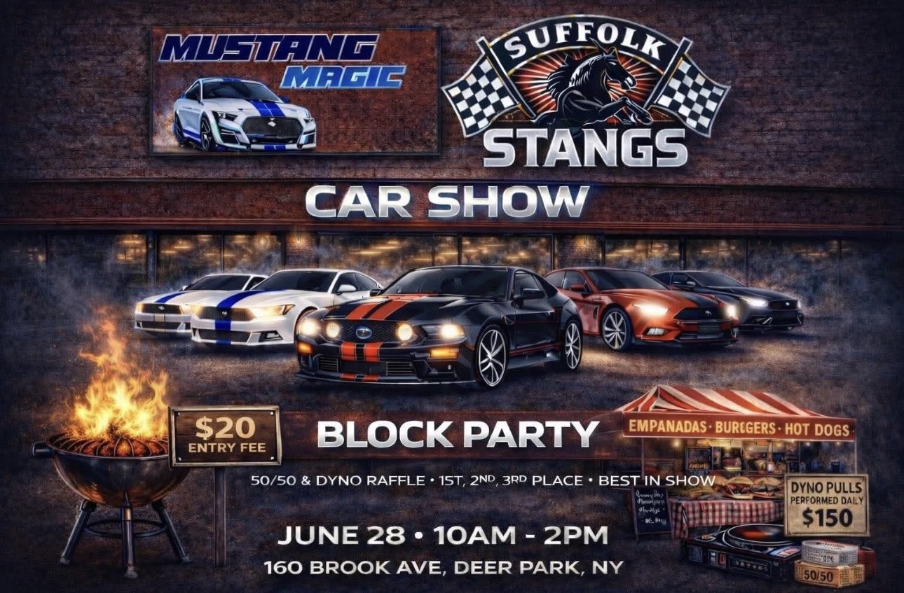 Suffolk Stangs Mustang Magic Car Show & Block Party, Deer Park, NY