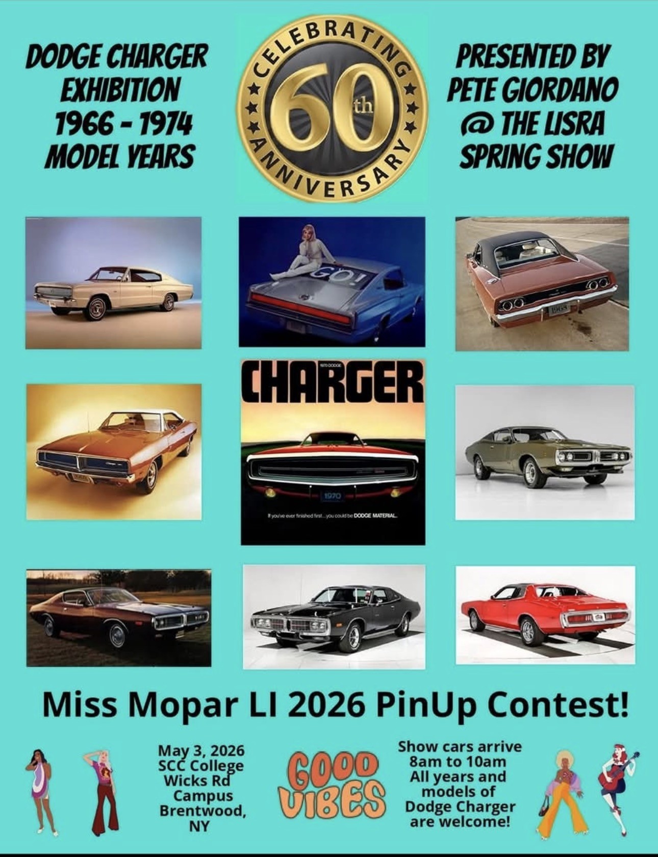  Dodge Charger Exhibition 1966-1974 Model Years, Brentwood, NY