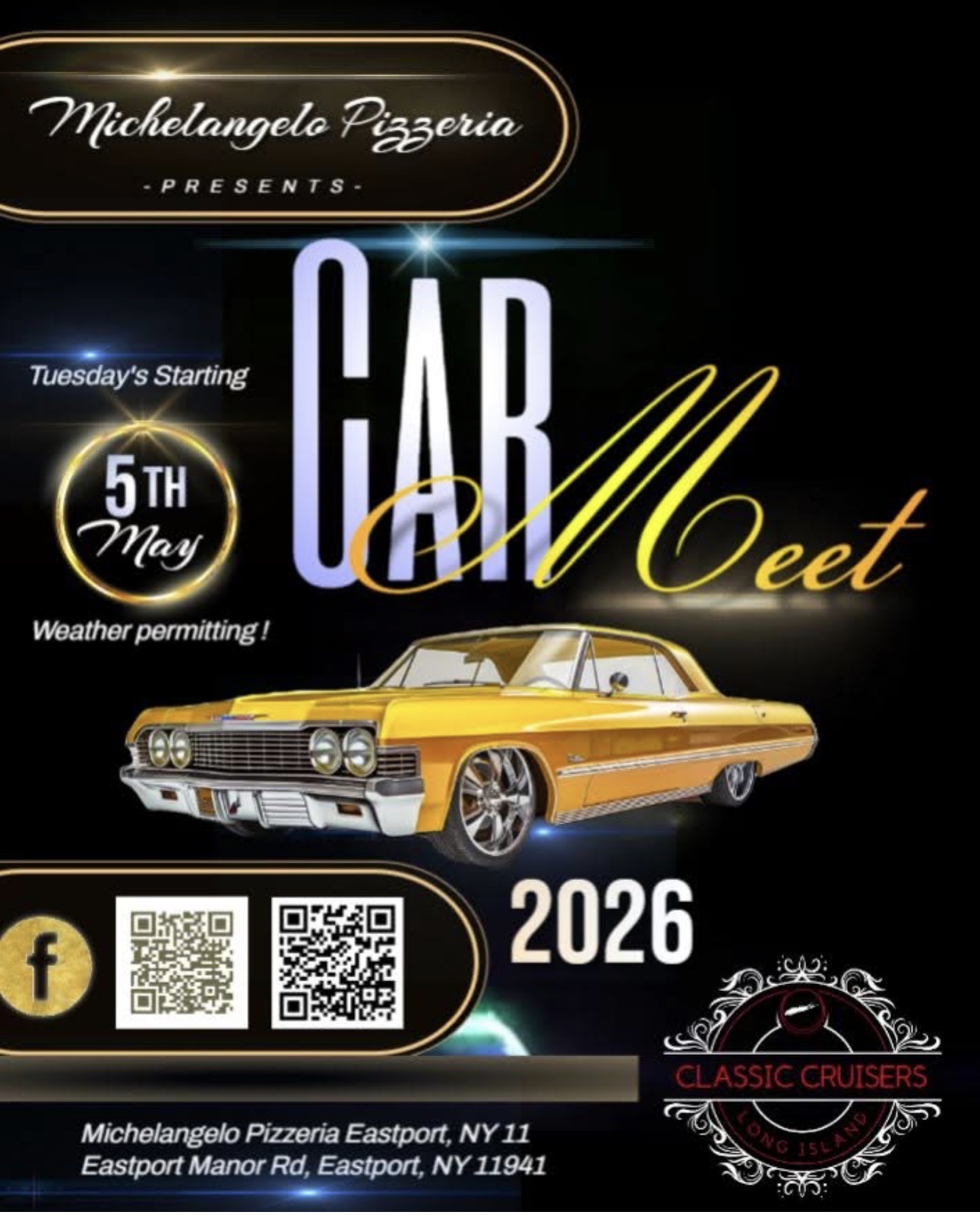 The Tuesday Night Car Cruise & Show, Eastport, NY