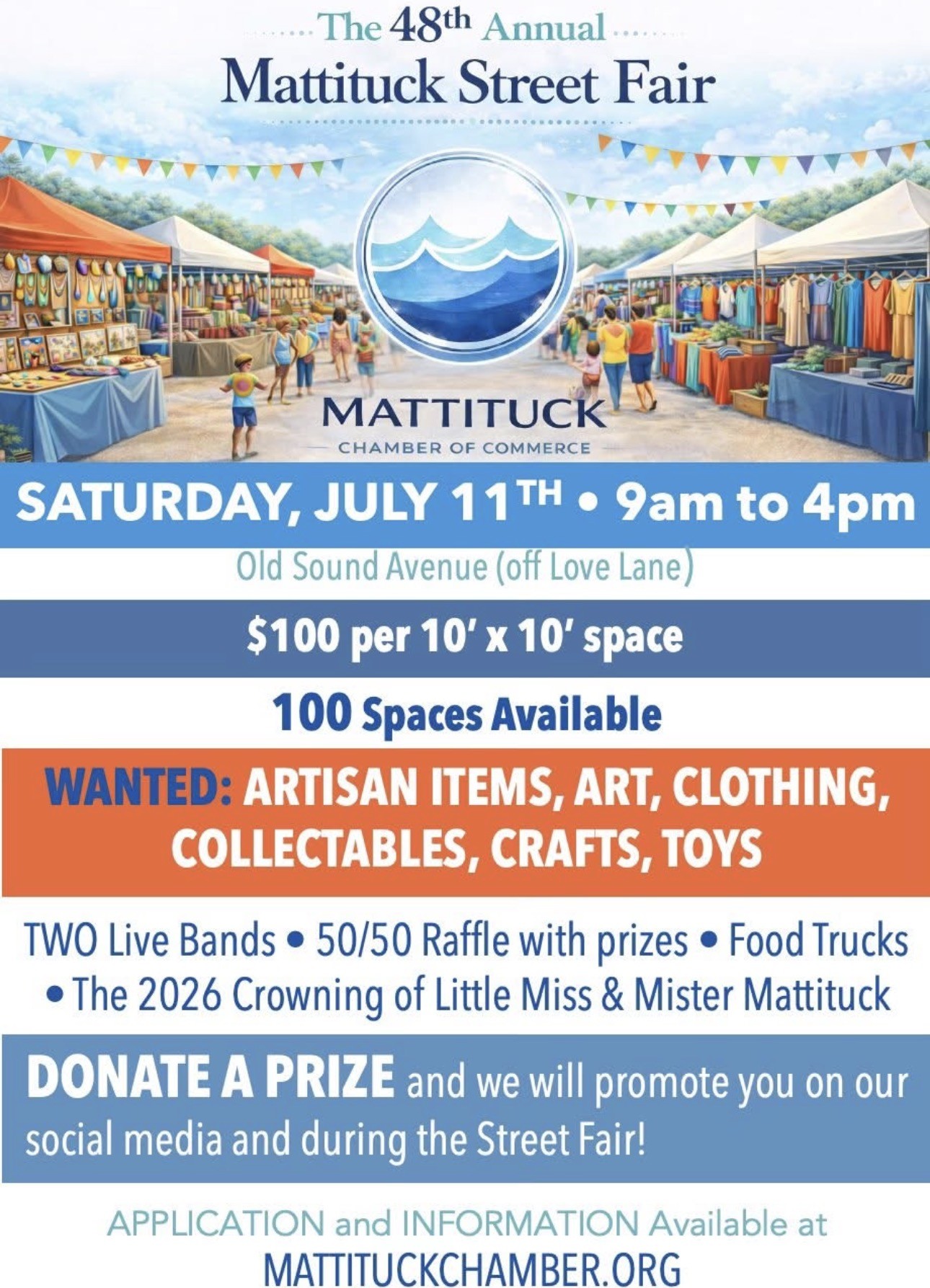 The 48th Annual Mattituck Street Fair & Classic Car Display, Mattituck, NY