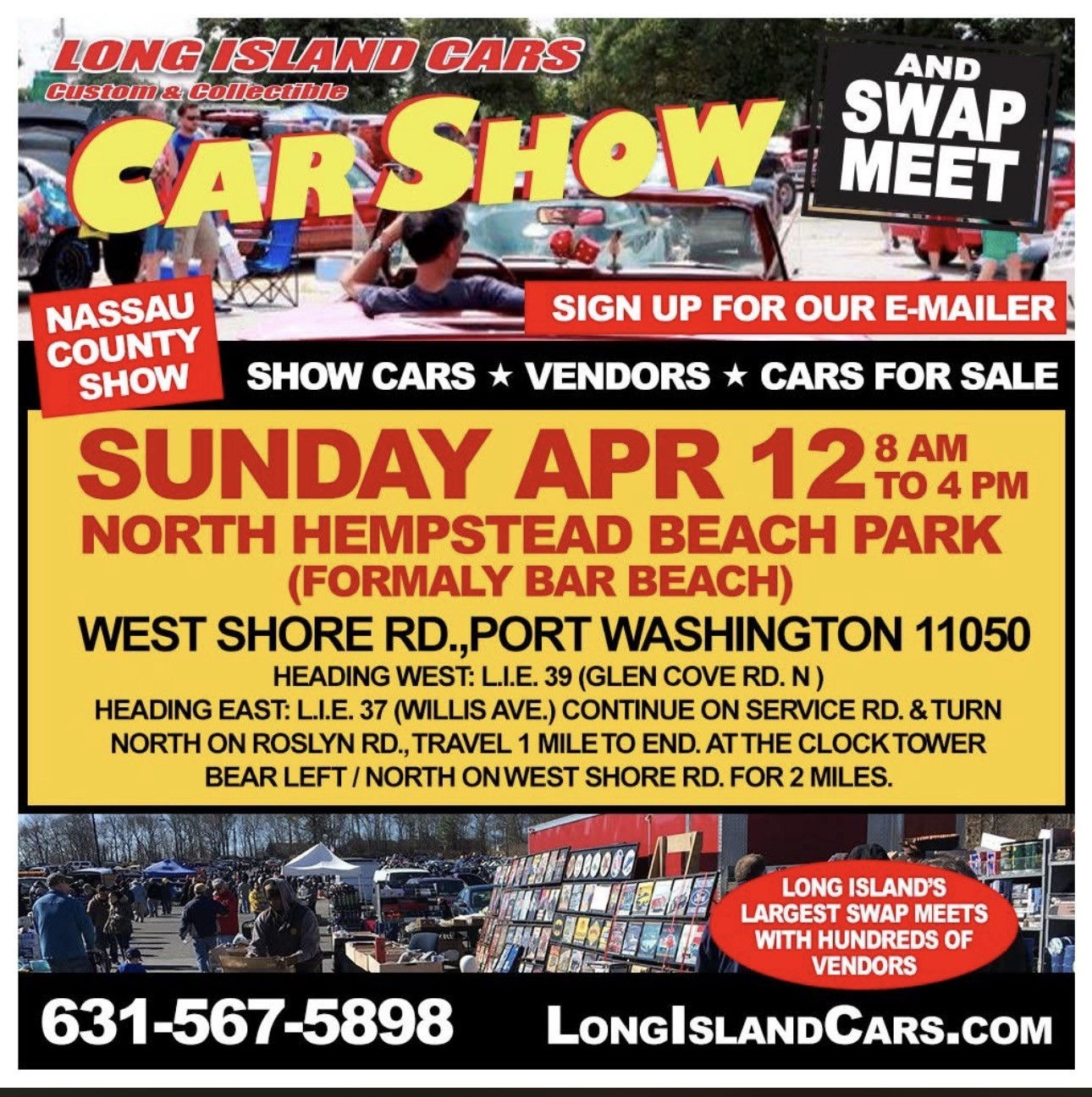 LI Cars Car Show & Swap Meet, Port Washington, NY