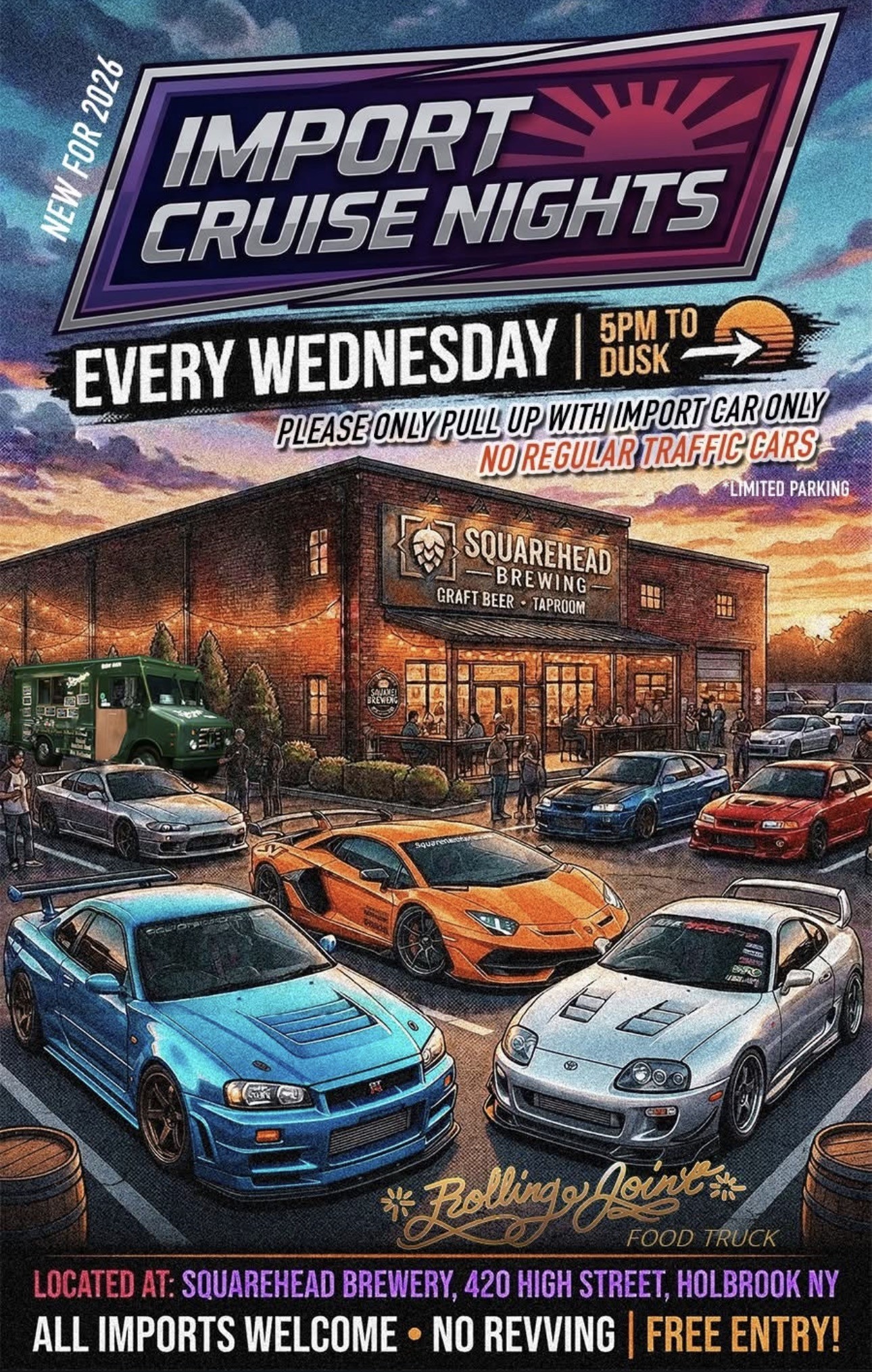 The 2026 Import Cruise Nights, Holbrook, NY