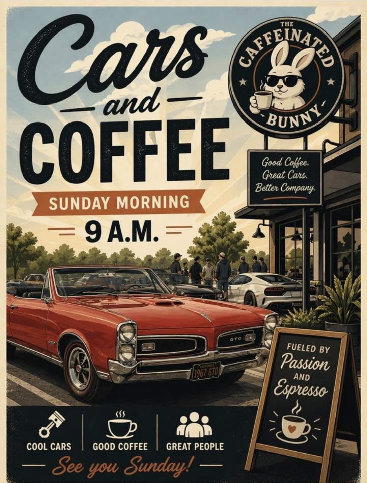 Sunday Morning Cars & Coffee Meet-Up, Melville, NY