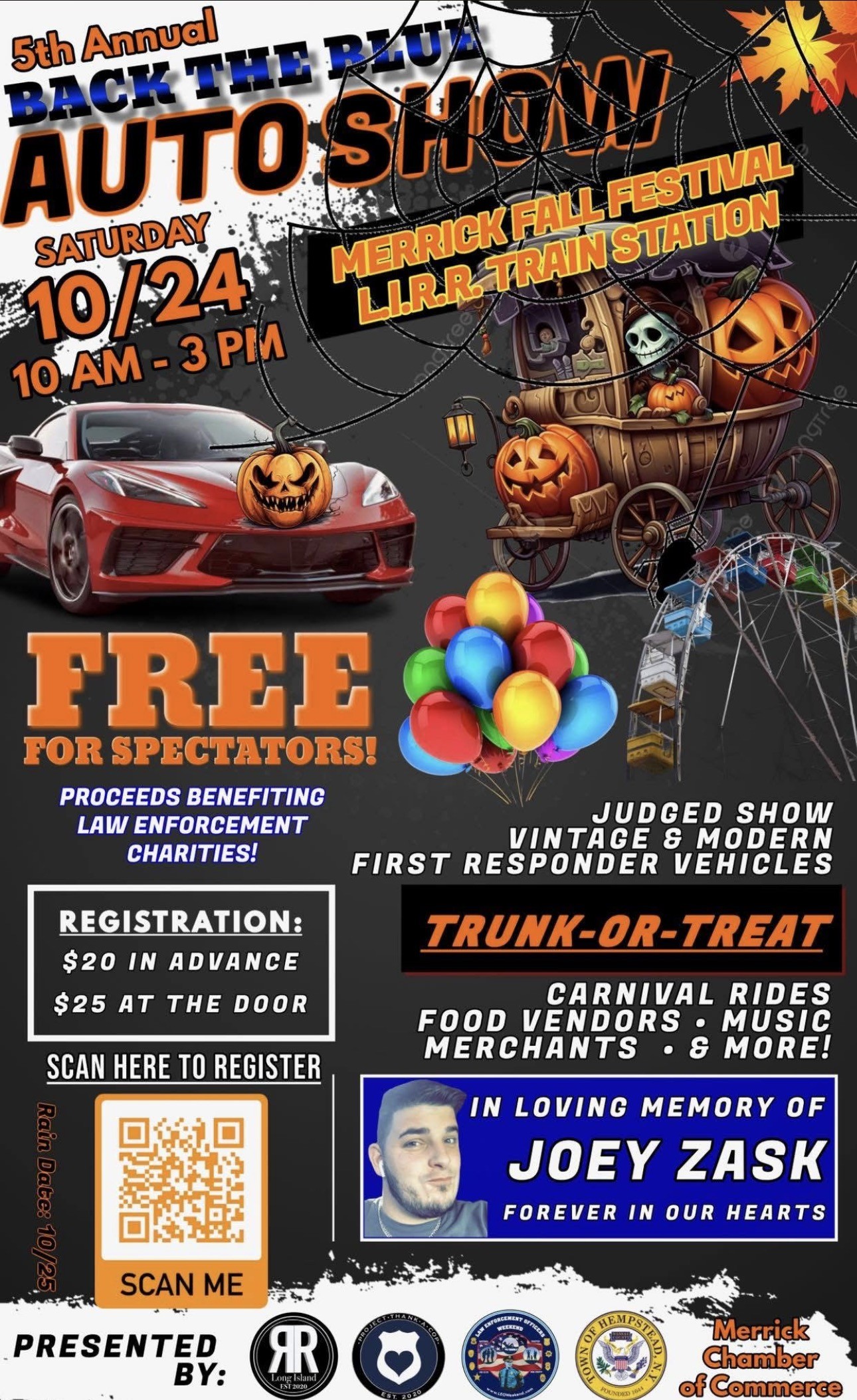 The 5th Annual Back the Blue Car Show, Merrick, NY