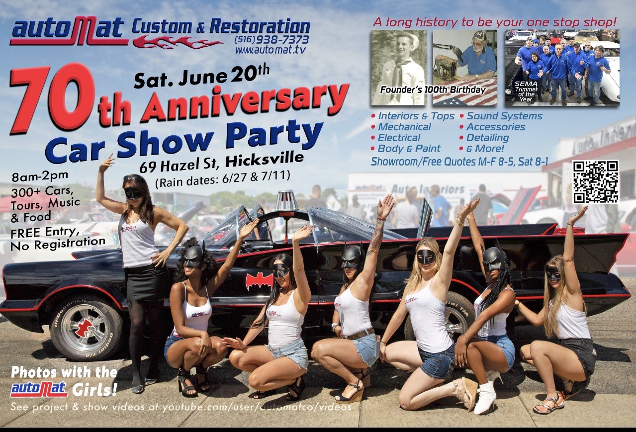The Automat 70th Anniversary Car Show Party, Hicksville, NY