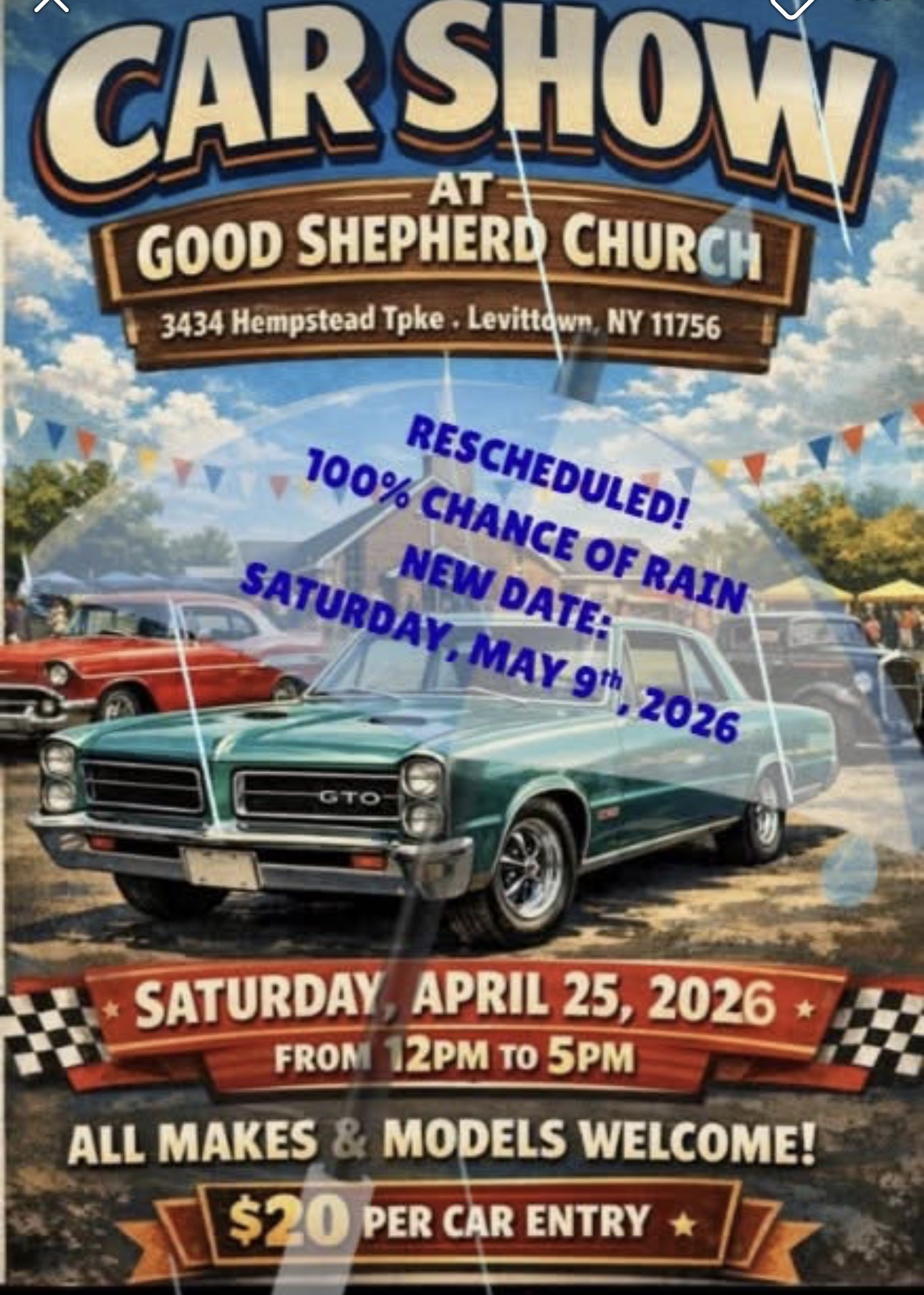  Car Show at the Good Shepard Church, Levittown, NY