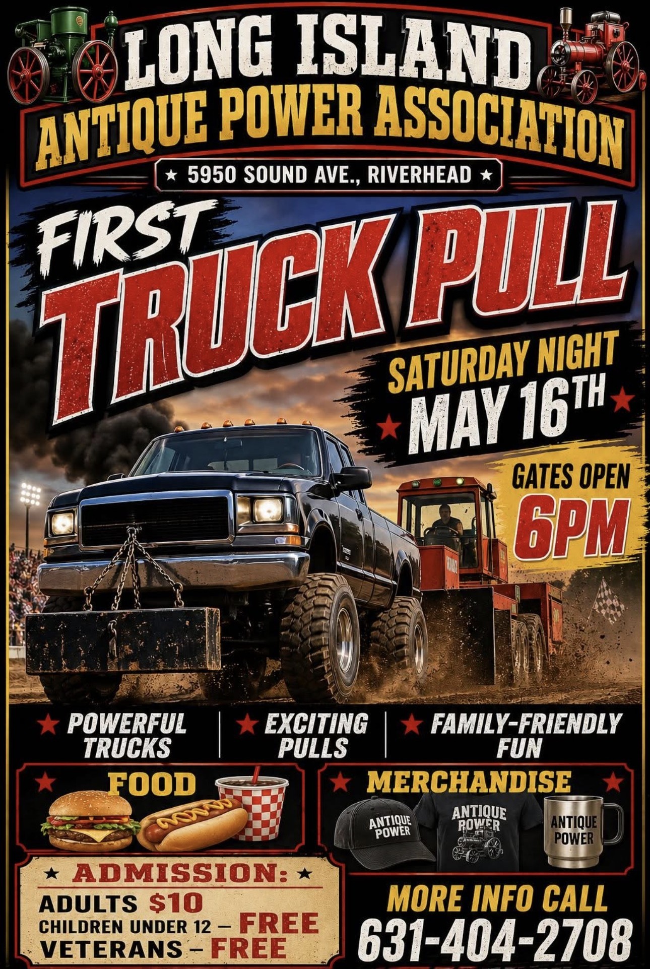The Long Island Antique Power Association 1st Truck Pull, Riverhead, NY
