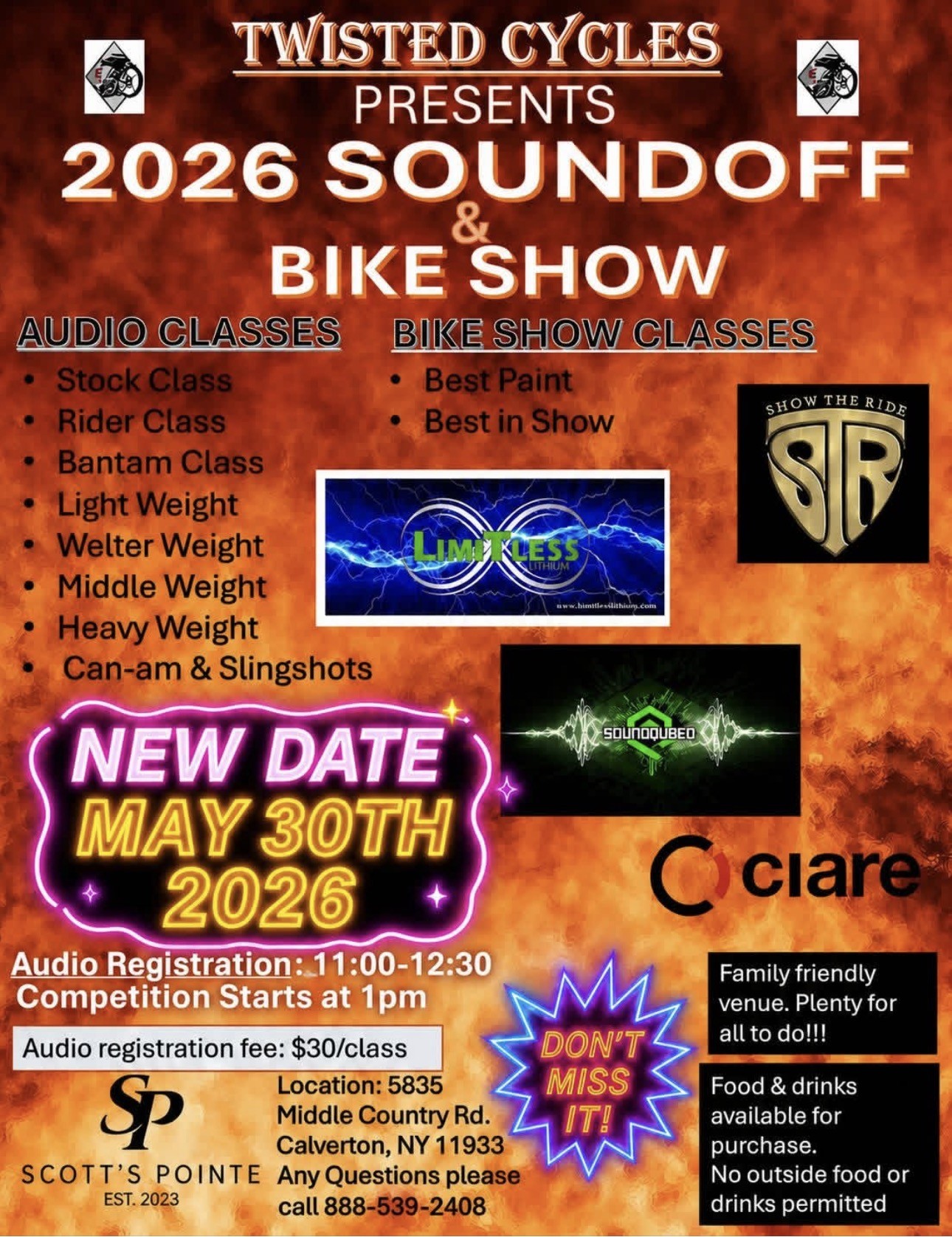 The Twisted Circle Sound-off & Motorcycle Competition, Calverton, NY