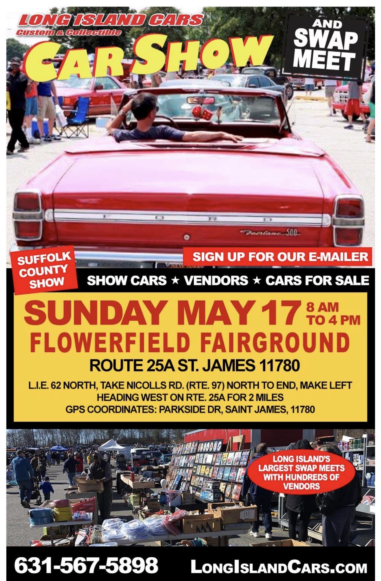  Long Island Cars Car Show & Swap Meet, St. James, NY