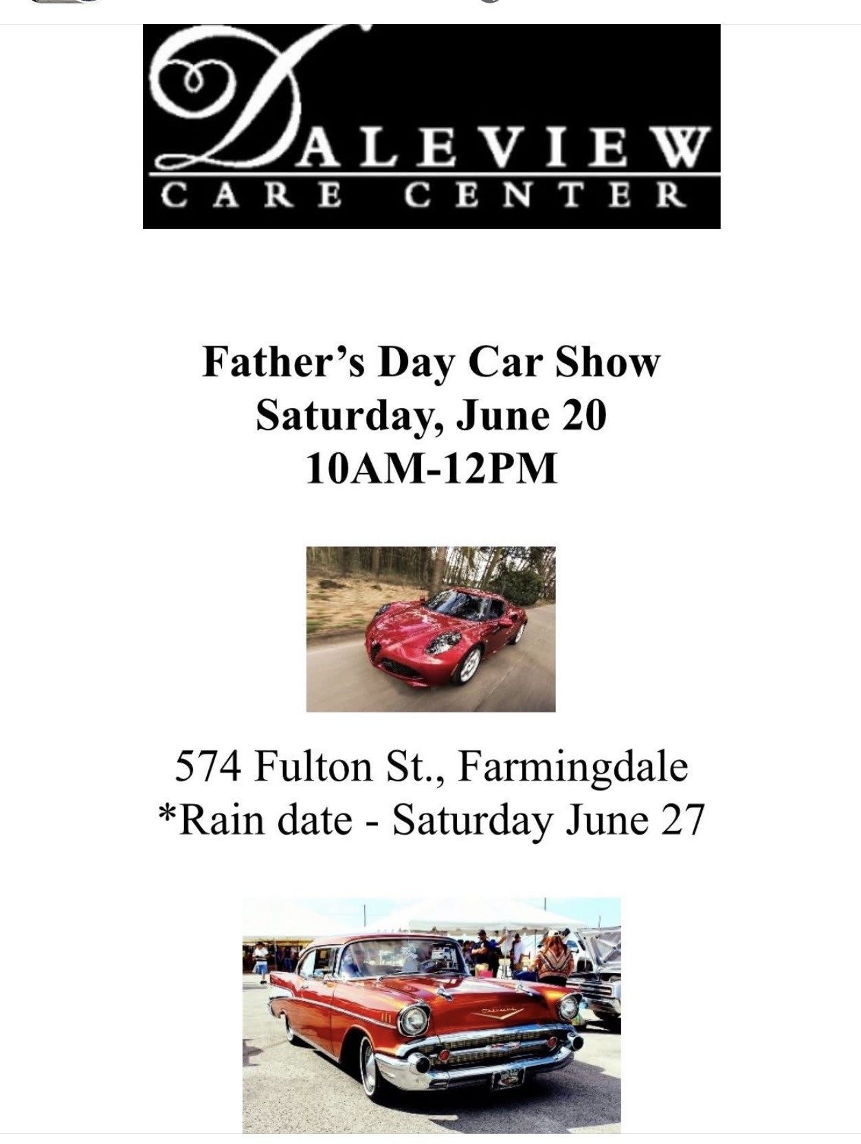 The Dale View Care Center Father’s Day Car Show, Farmingdale, NY