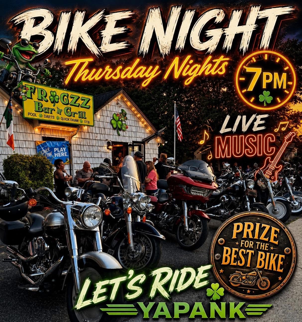 Thursday Night Bike Night, Yaphank, NY
