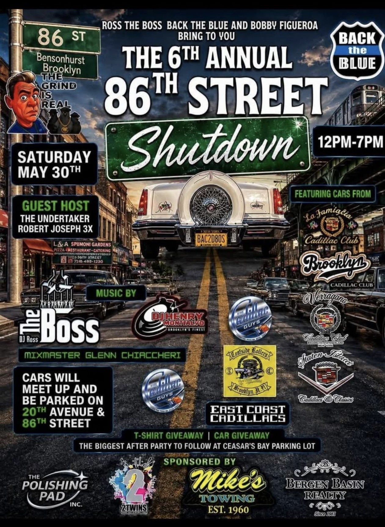 The 6th Annual 86th Street Shutdown Car Show & Block Party, Brooklyn, NY