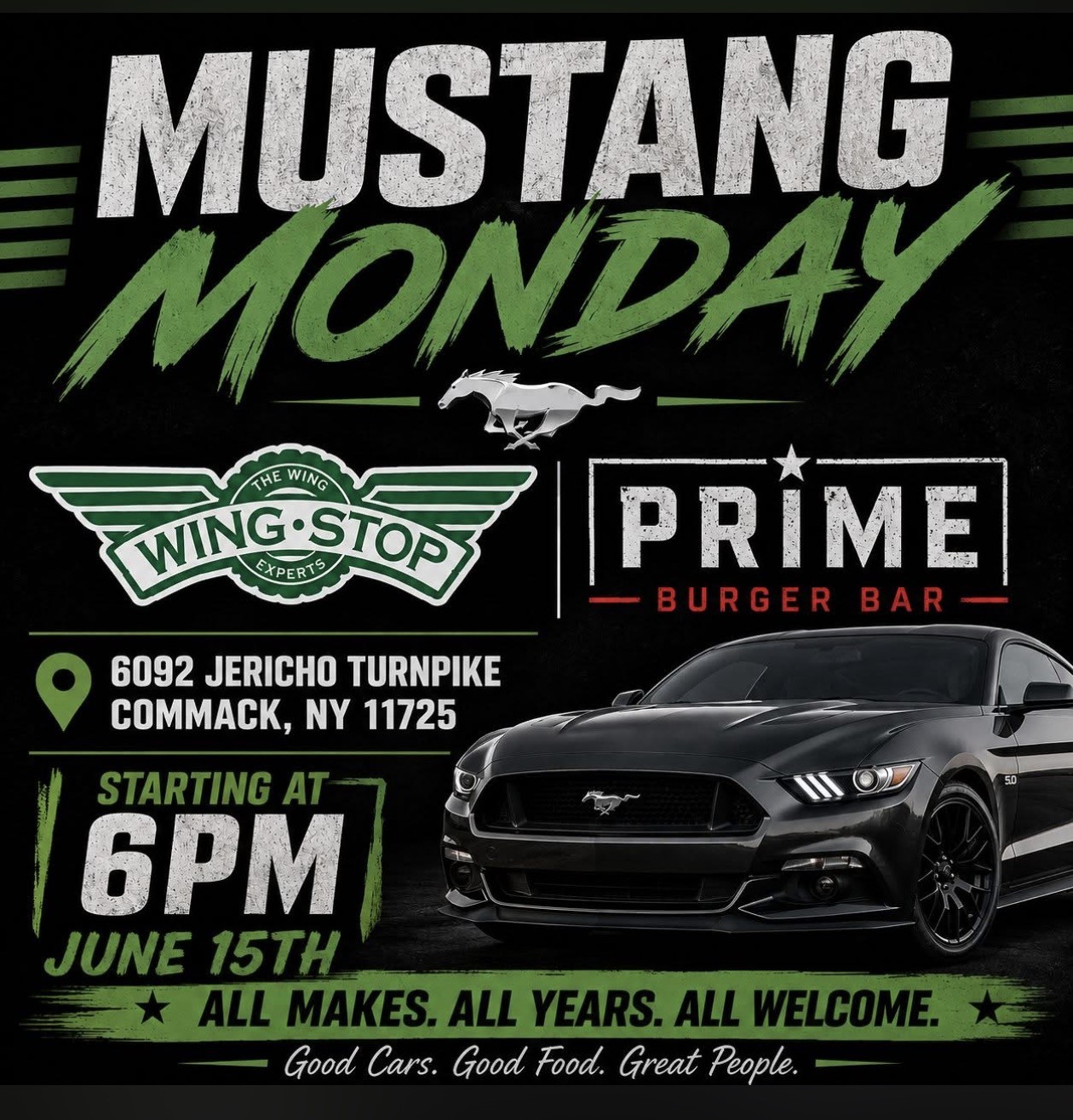 Mustang Monday Car Meet, Commack, NY
