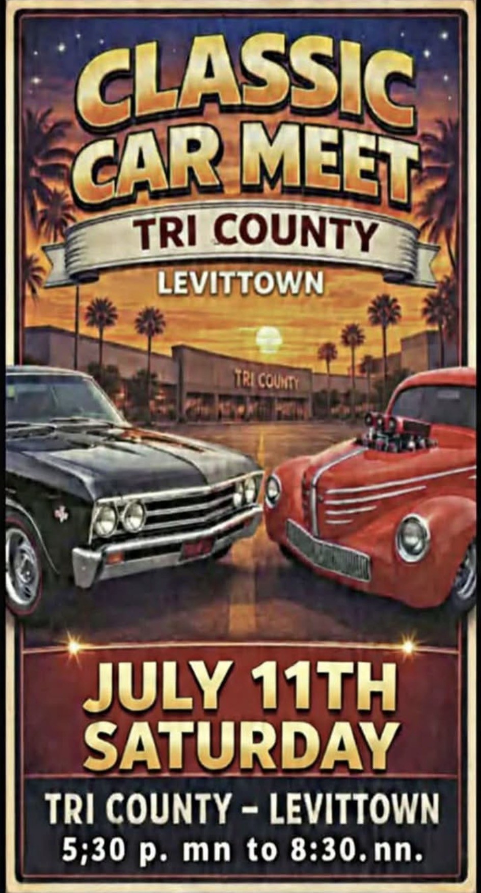 The Tri-County Classic Car Meet, Levittown, NY