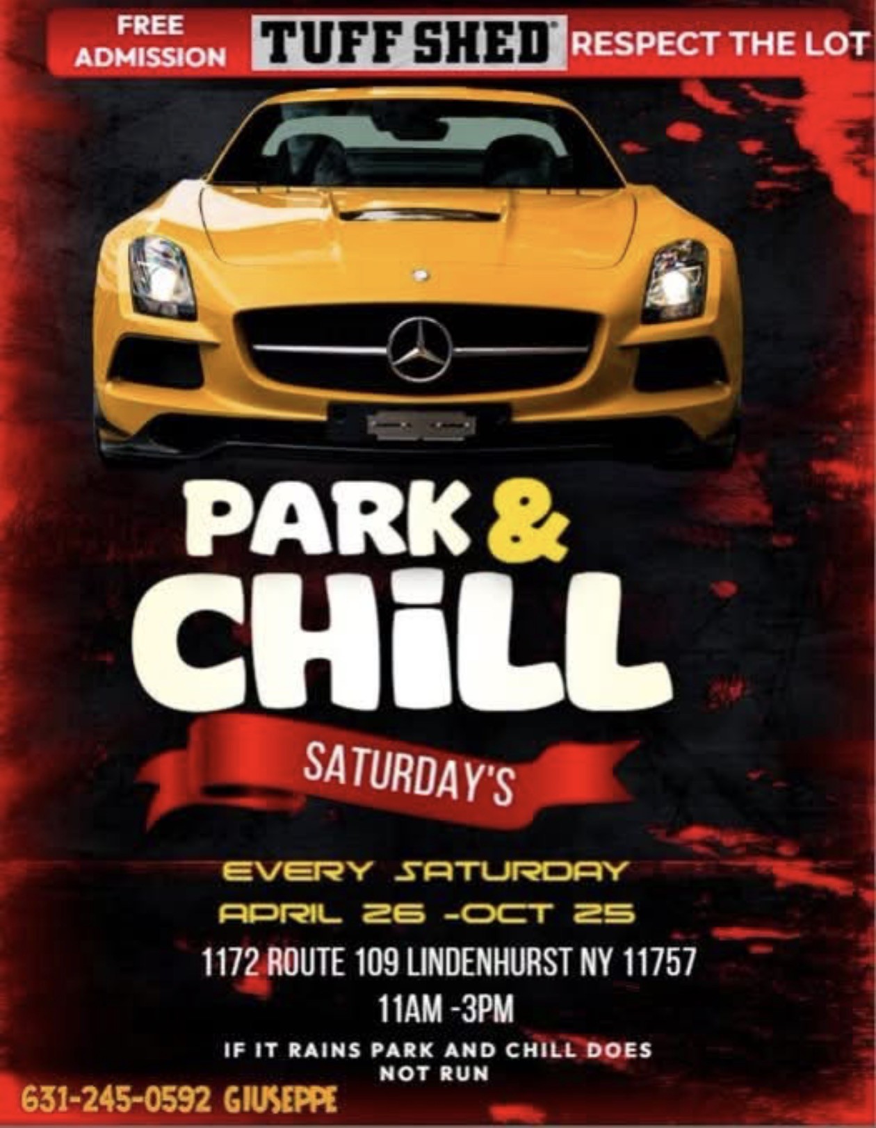 The Tuff Shed Saturday Park & Chill Car Meet, Lindenhurst, NY