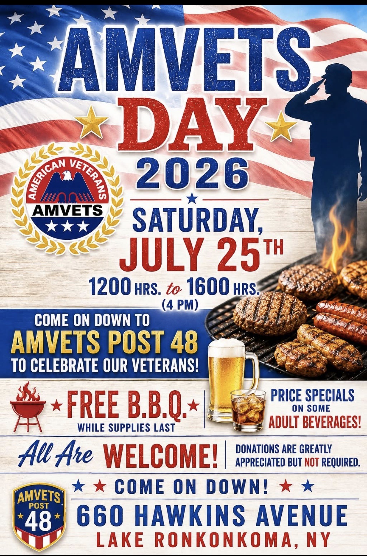 The AMVETS Day & Classic Car Display, Lake Ronkonkoma, NY