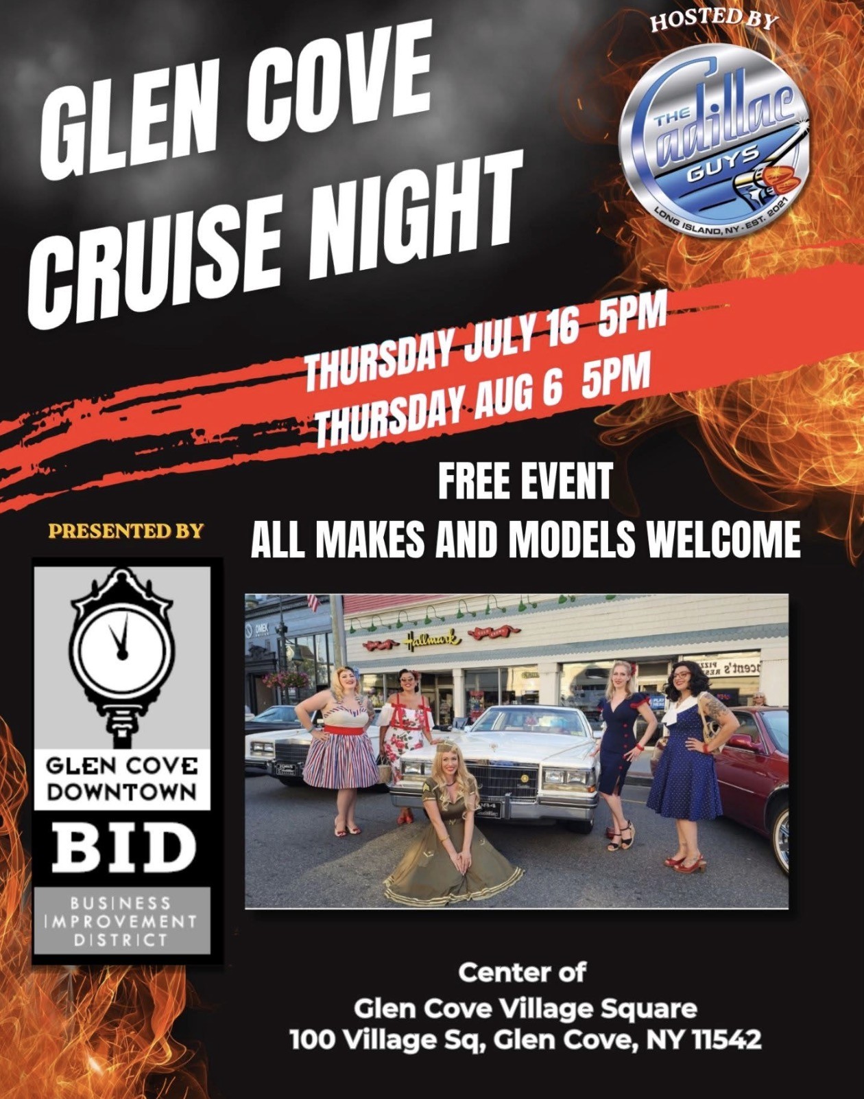 The Glen Cove Cruise & Car Show Night, Glen Cove, NY