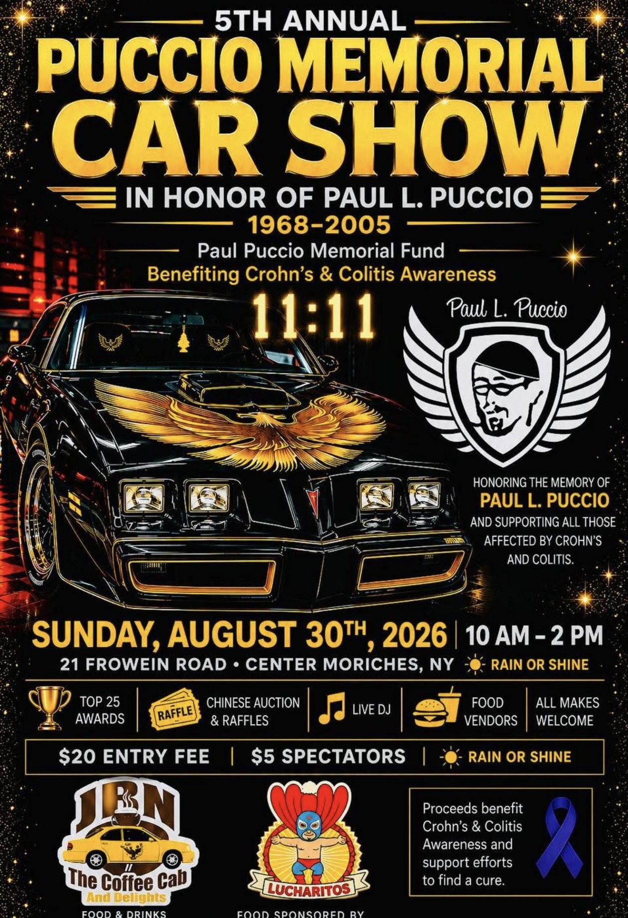 The 5th Annual Puccio Memorial Car Show, Center Moriches, NY