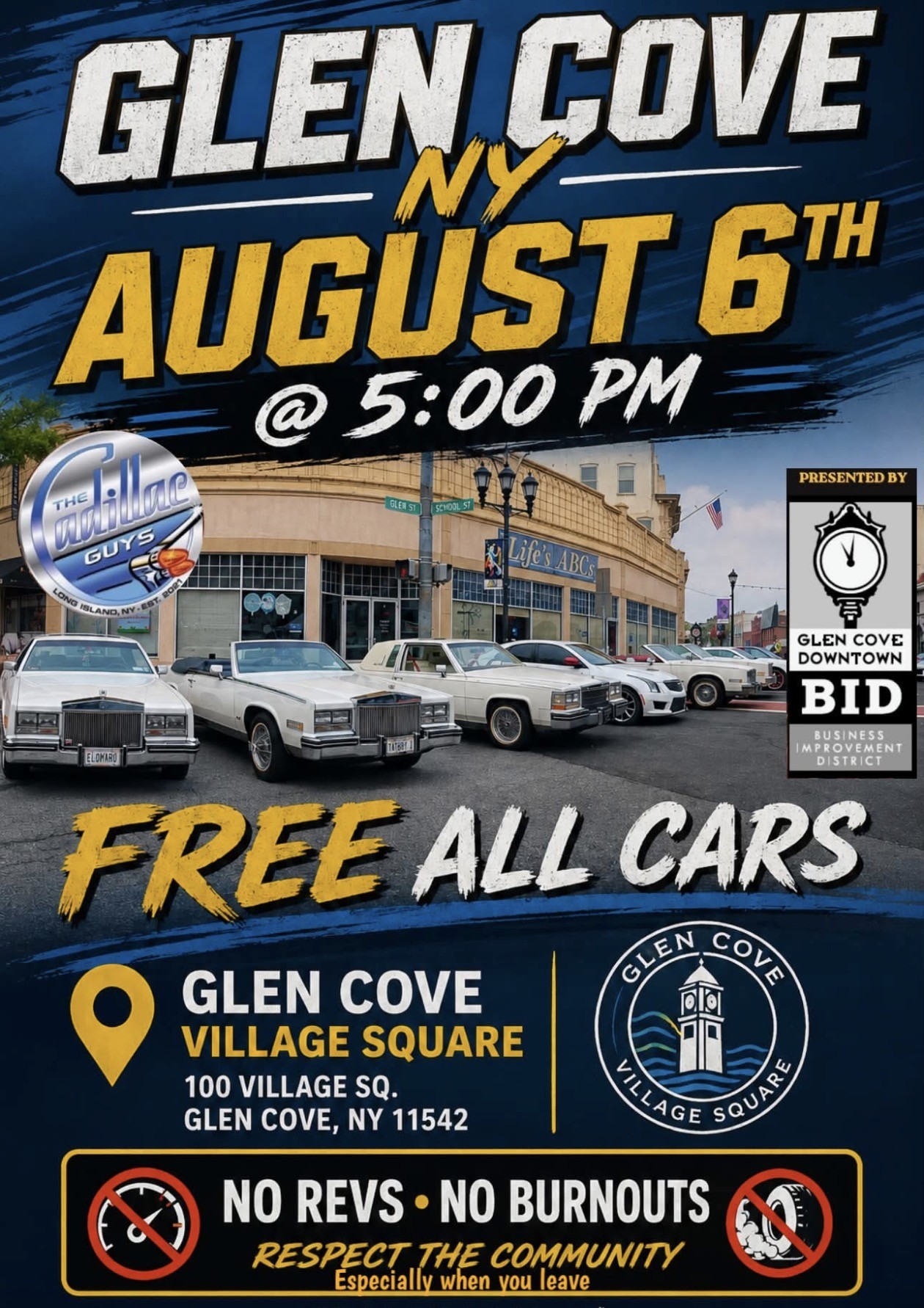 The Glen Cove Cruise & Car Show Night, Glen Cove, NY