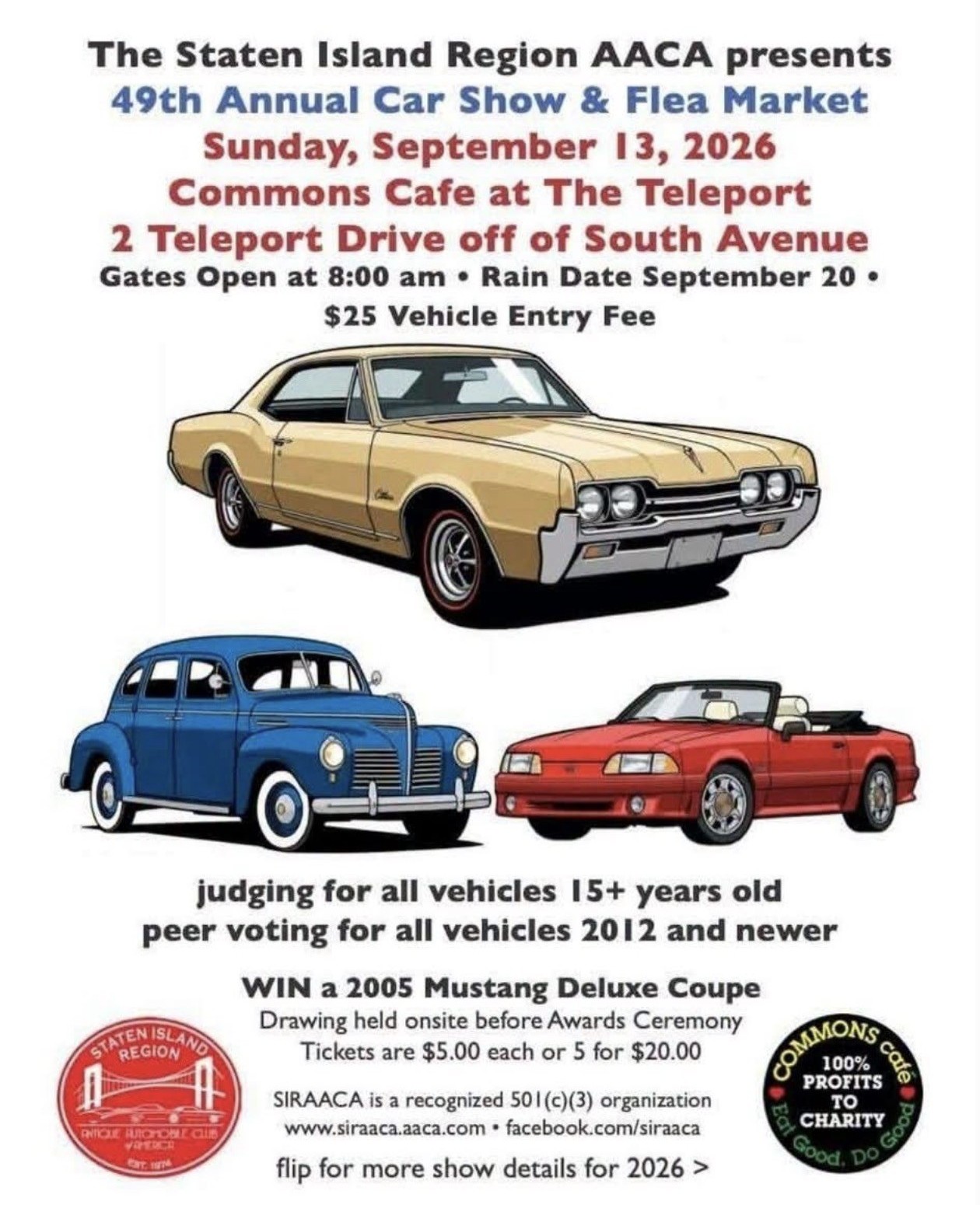 The Staten Island Region AACA 49th Annual Car Show, Staten Island, NY