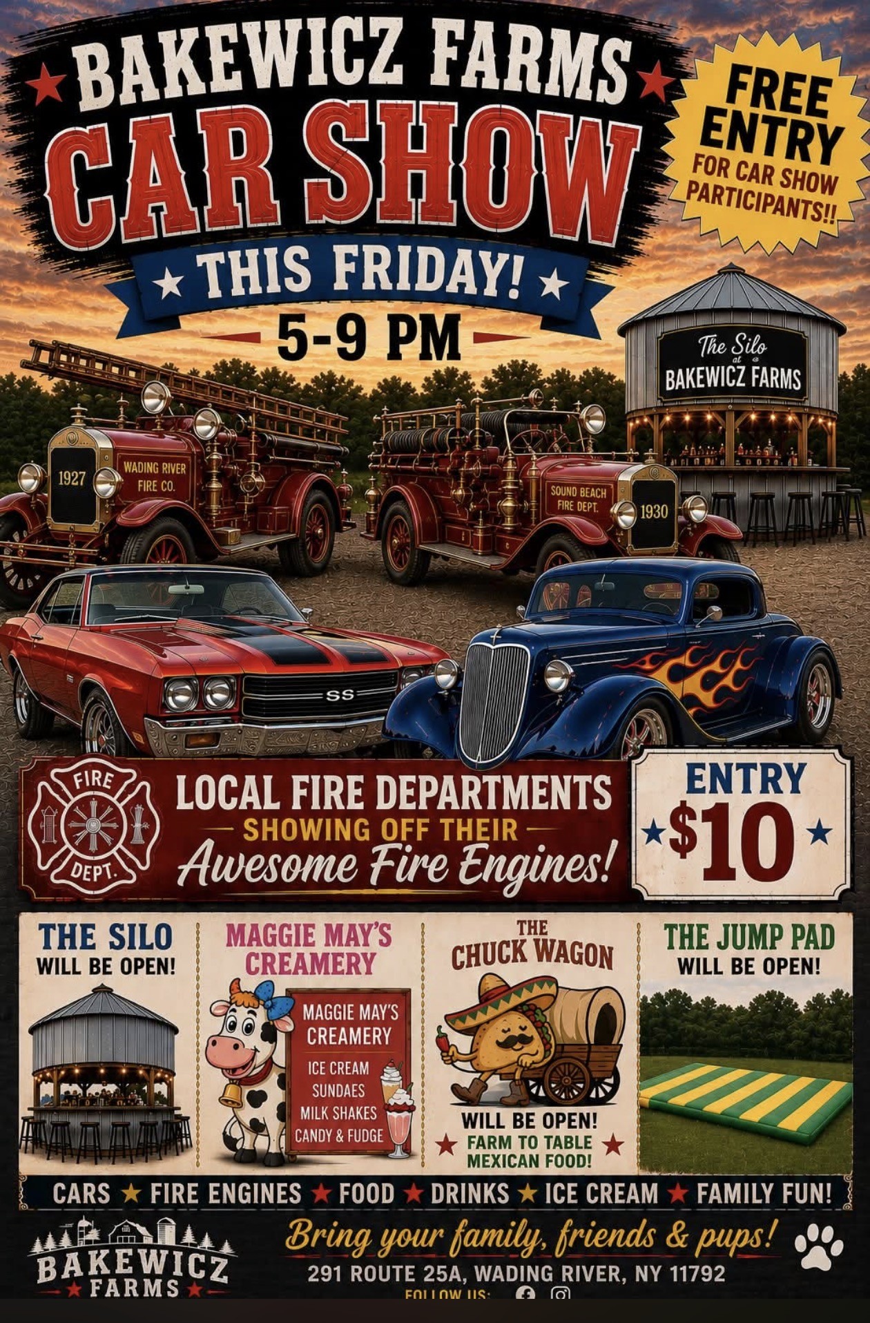 The Bakewicz Farms Car Show, Wading River, NY