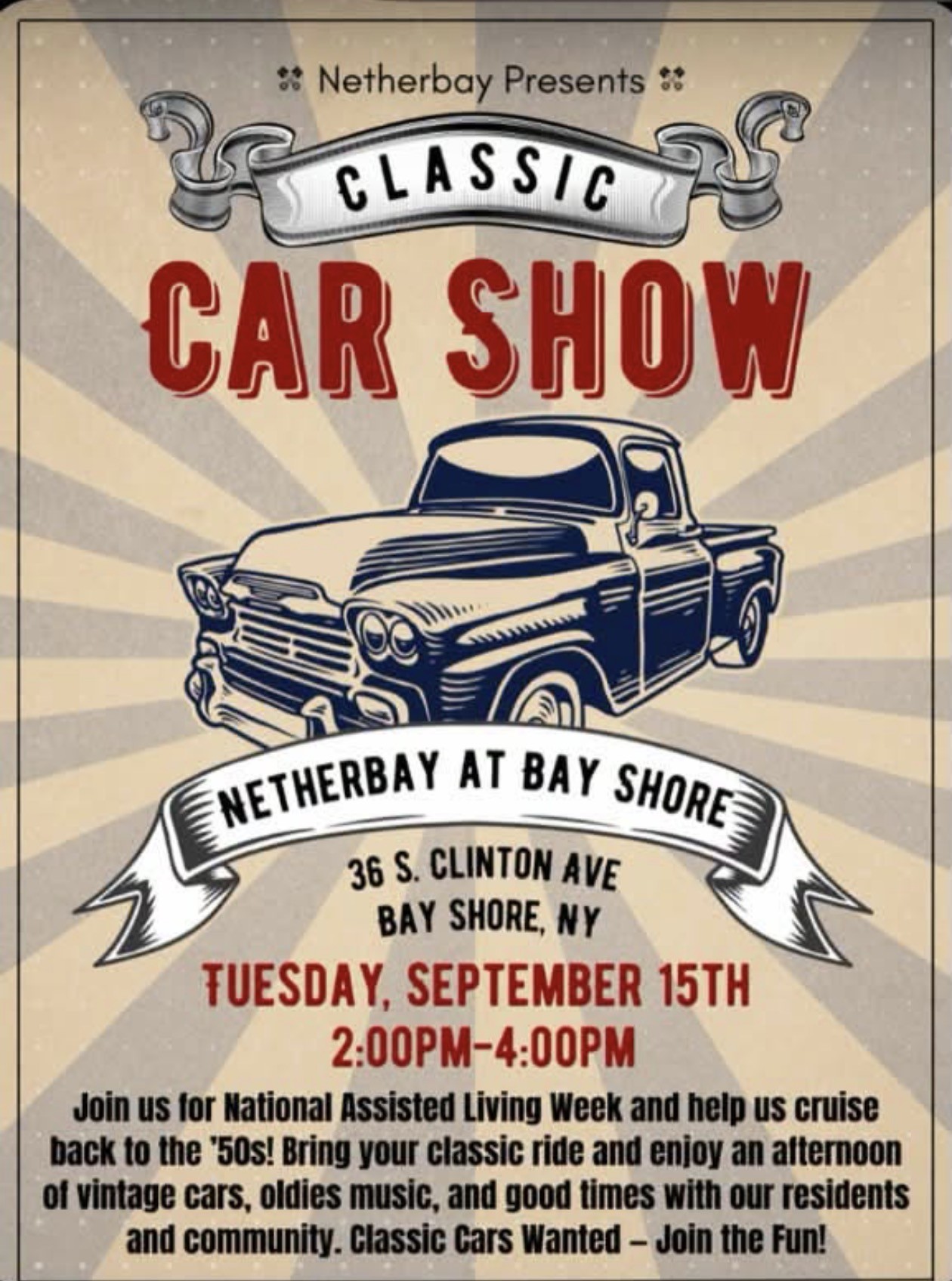 The Netherbay at Bayshore Classic car Show, Bay Shore, NY