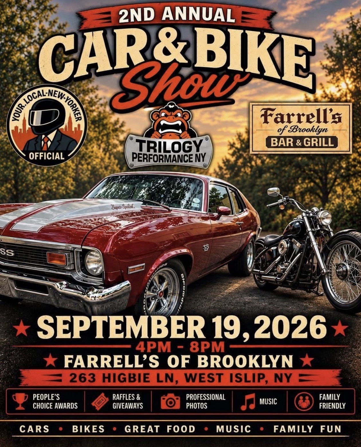 The 2nd Annual Car & Bike Show, West Islip, NY