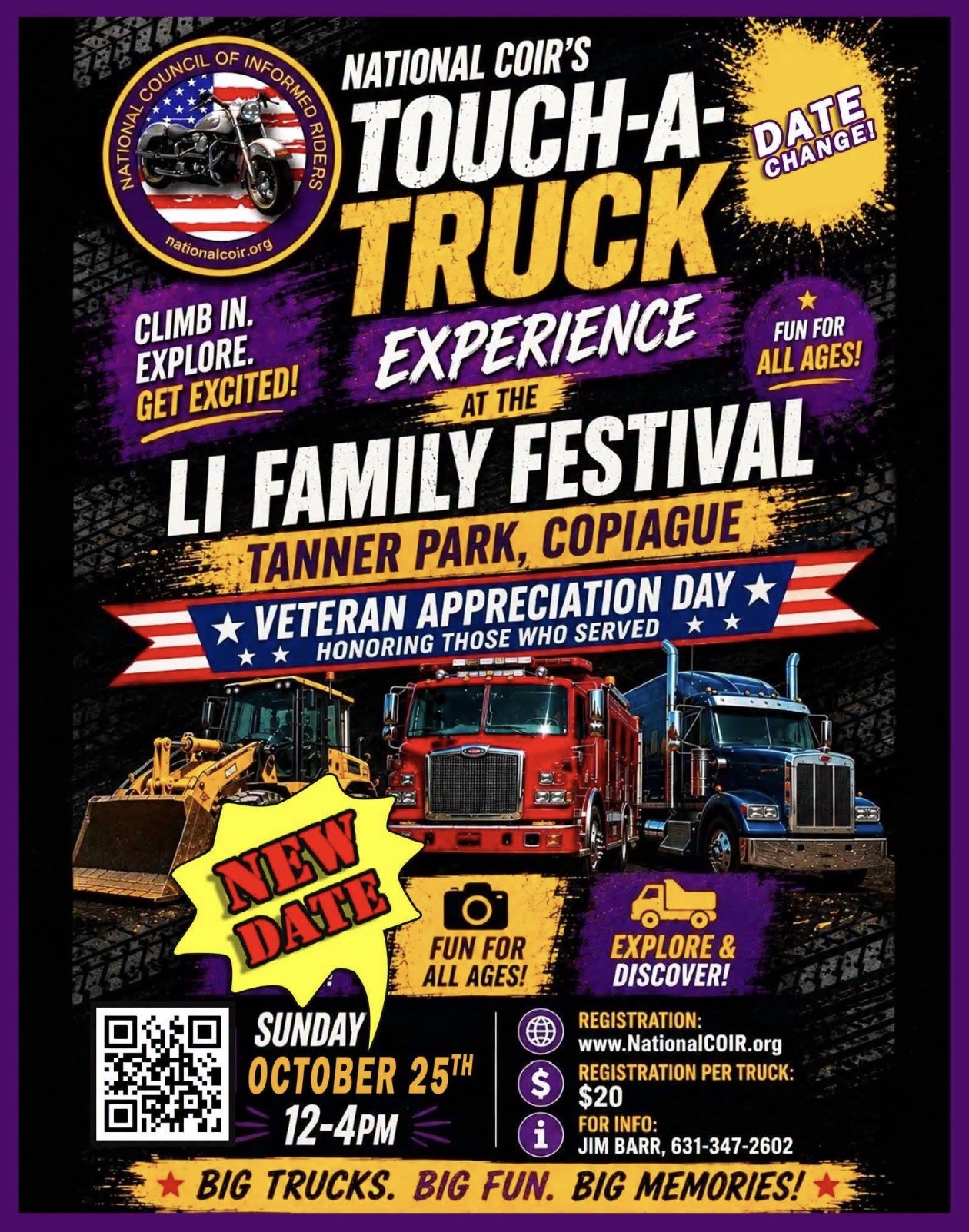 The National Coir’s Touch A Truck Experience, Copiague, NY