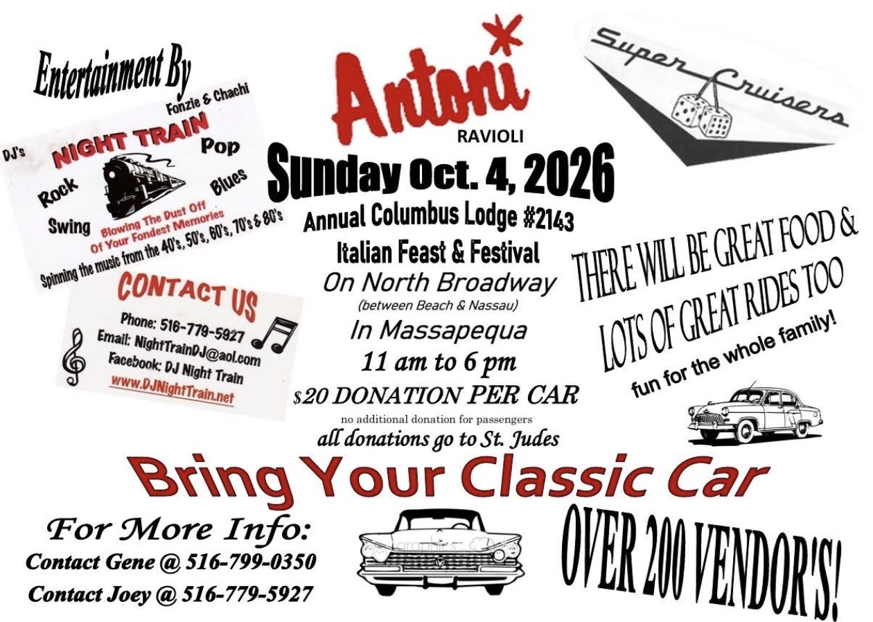 The Annual Columbus Lodge #2143 Italian Festival & Car Show, Massapequa, NY