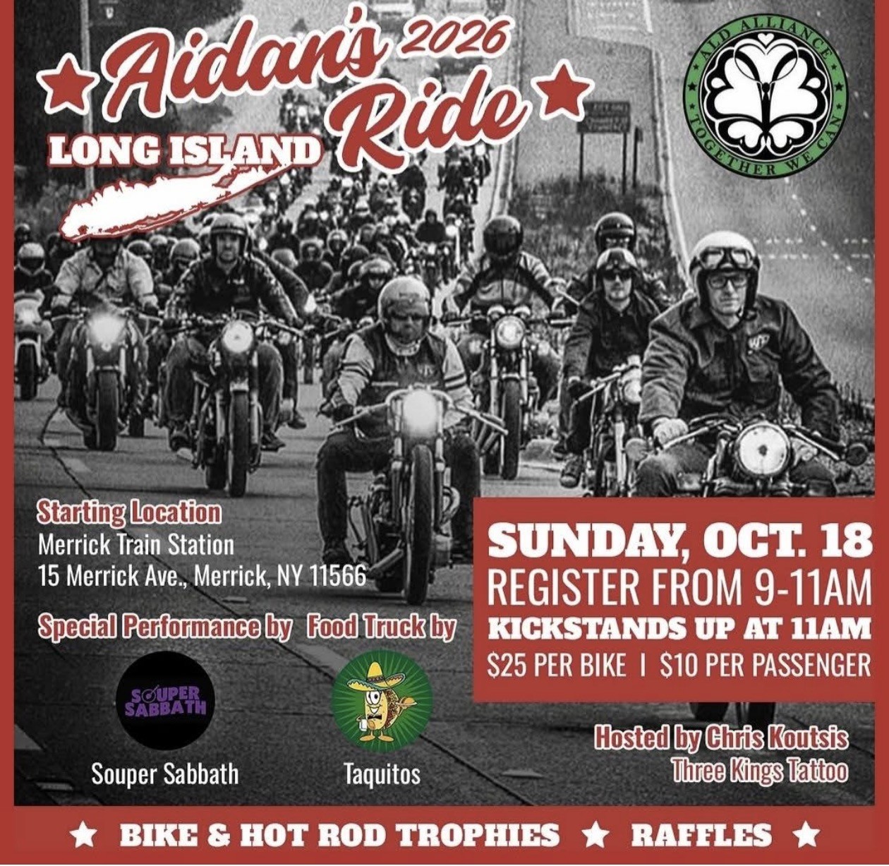 Aidan’s 2026 Long Island Ride, Merrick, NY