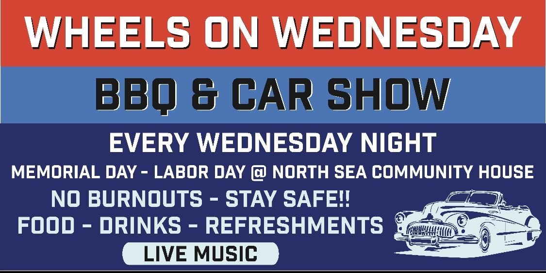 North Sea Community Cruise Night Wheels on Wednesday Meet, Southampton, NY