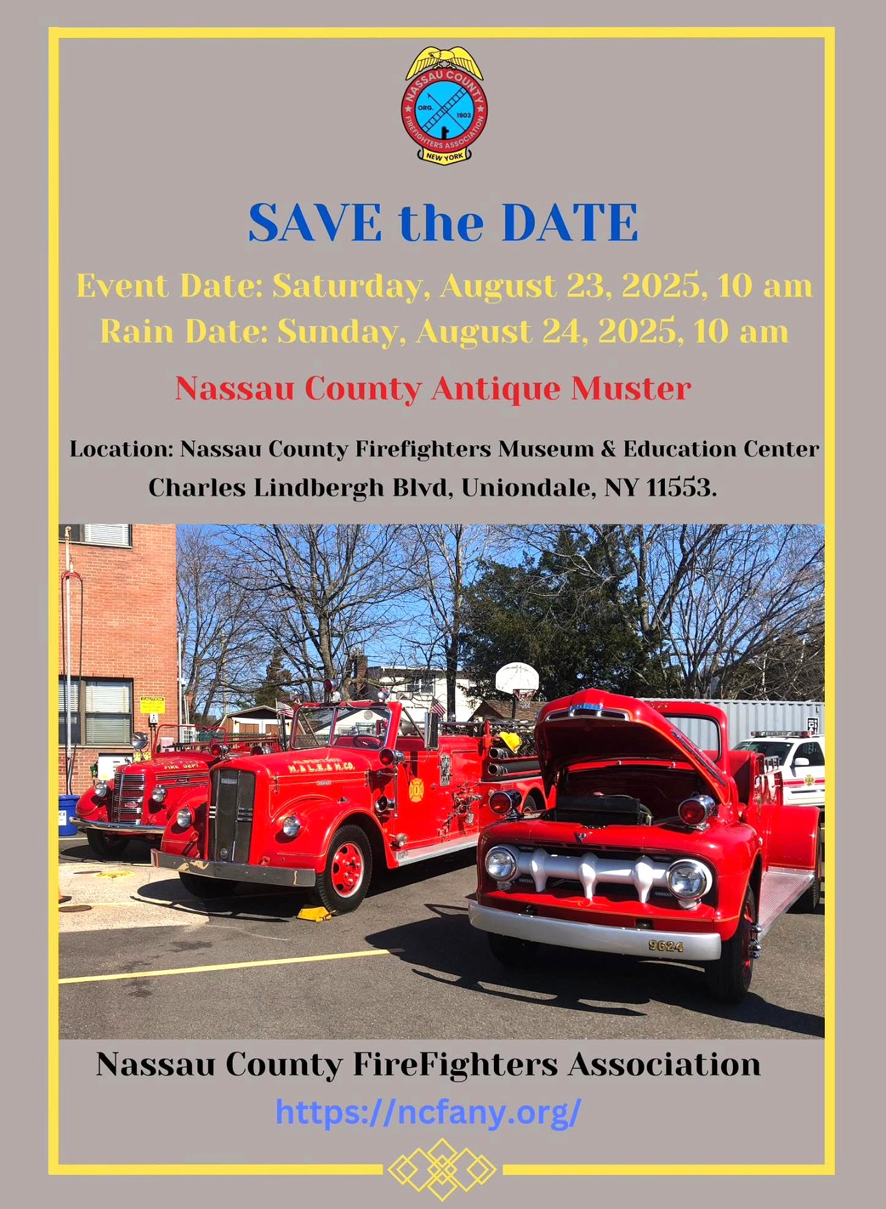 Nassau County Firefighter’s Museum Antique Muster, Uniondale, NY
