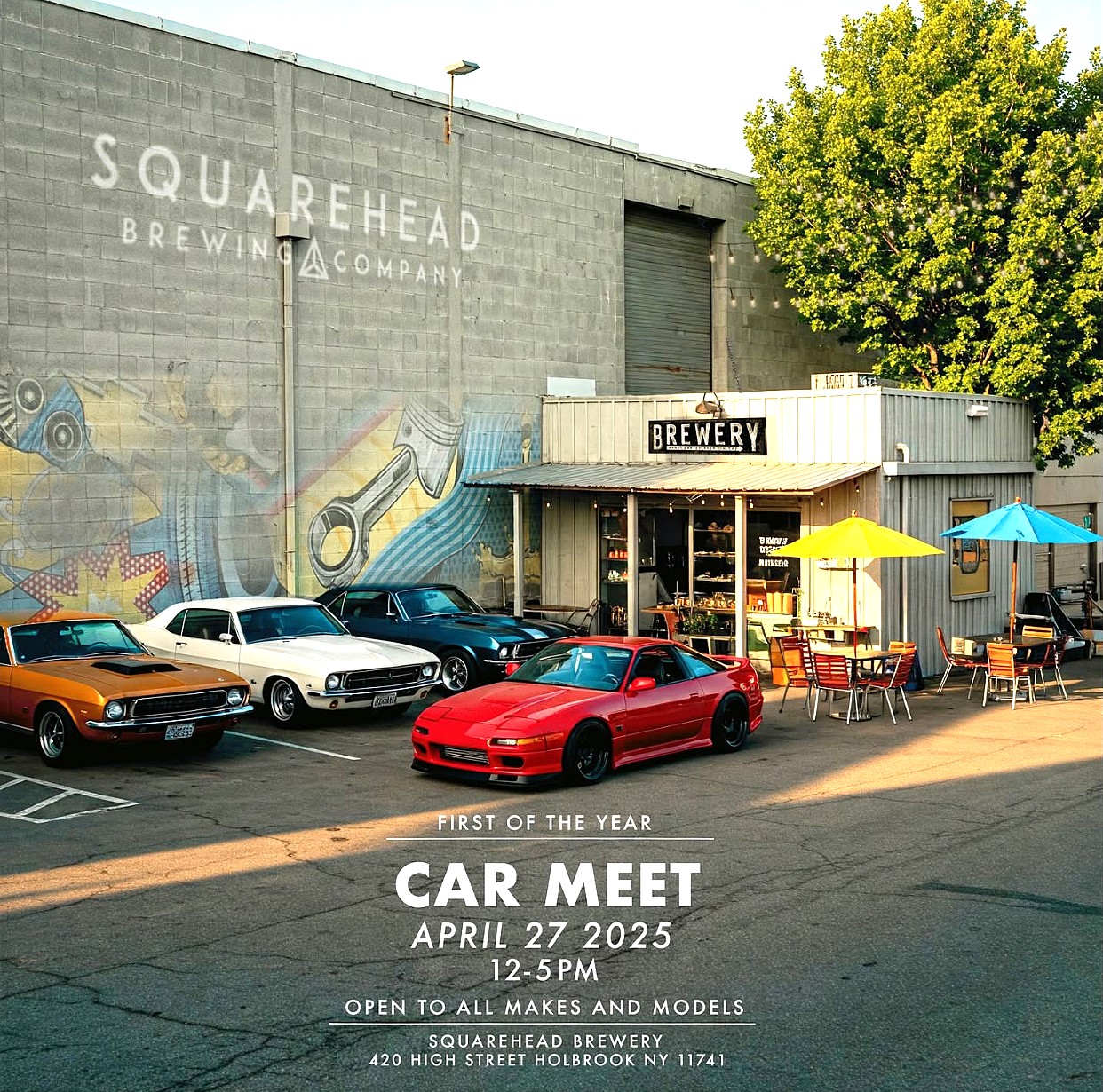 The Square Head Brewery Car Meet, Holbrook, NY
