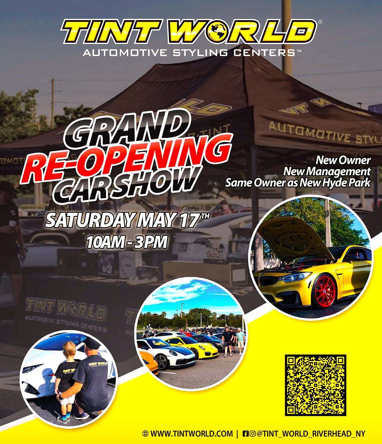 Tint World’s Grand Re-Opening Car Show, Riverhead, NY
