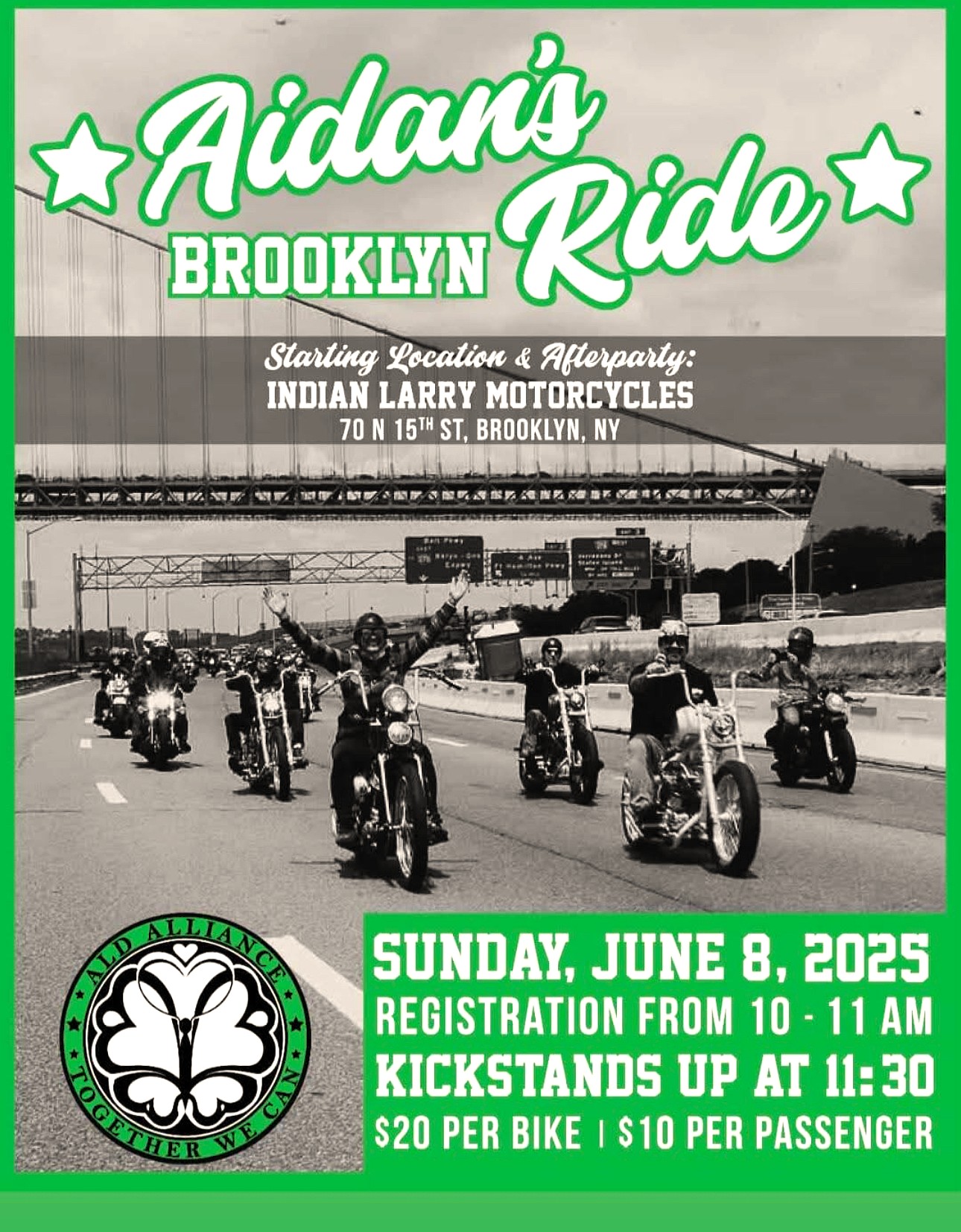 Aidan’s Brooklyn Motorcycle Ride and Meet, Brooklyn, NY
