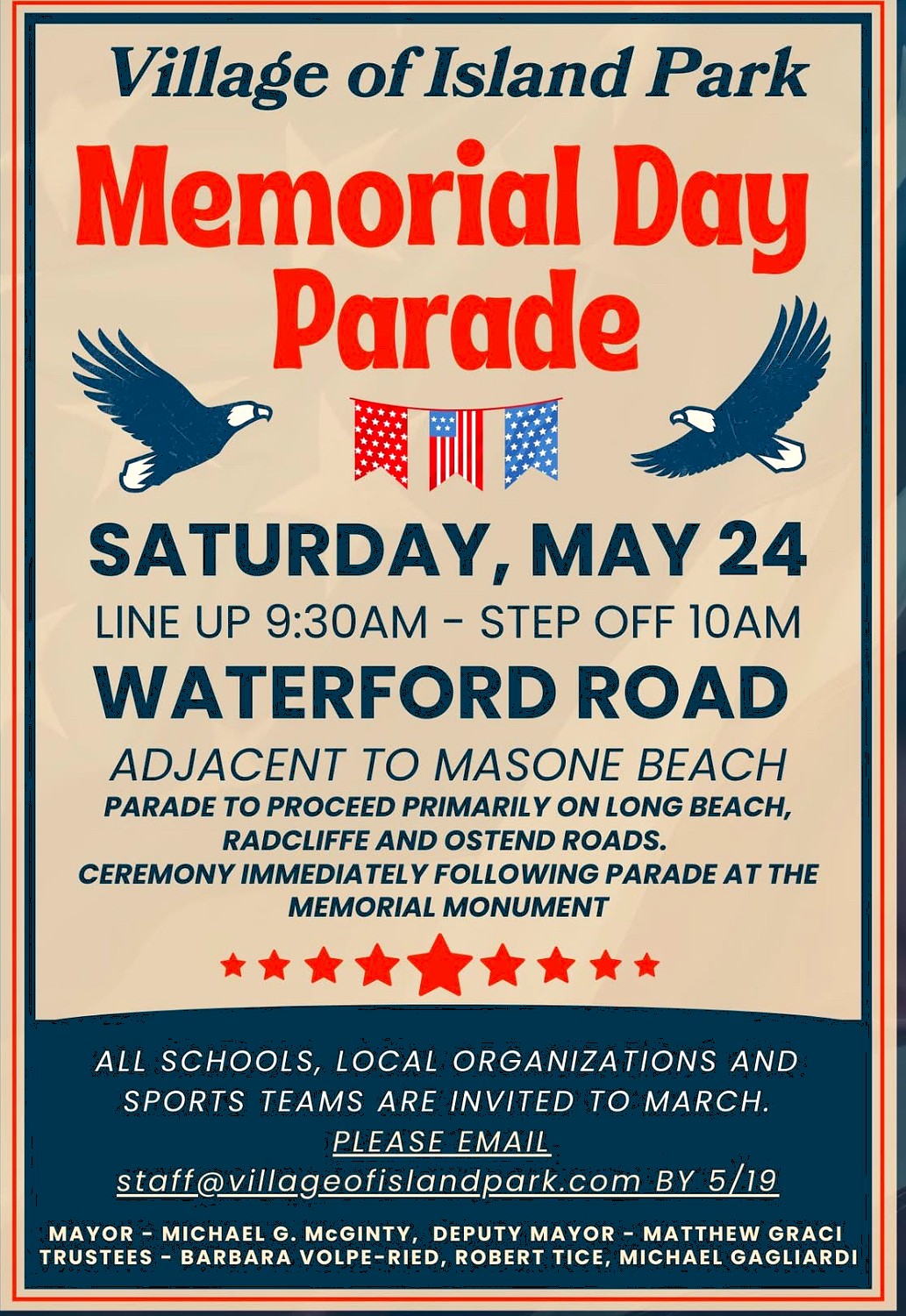 Village of Island Park Memorial Day Parade, Island Park, NY