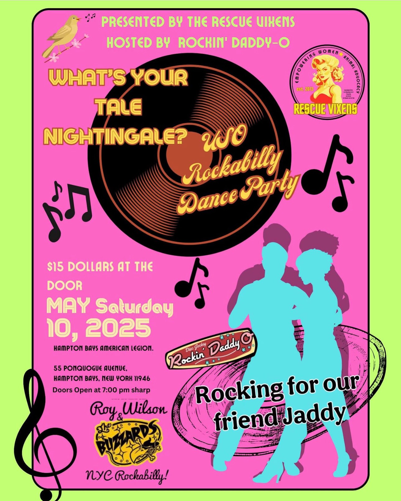 The Rescue Vixens USO Rockabilly Dance Party, Hampton Bays, NY