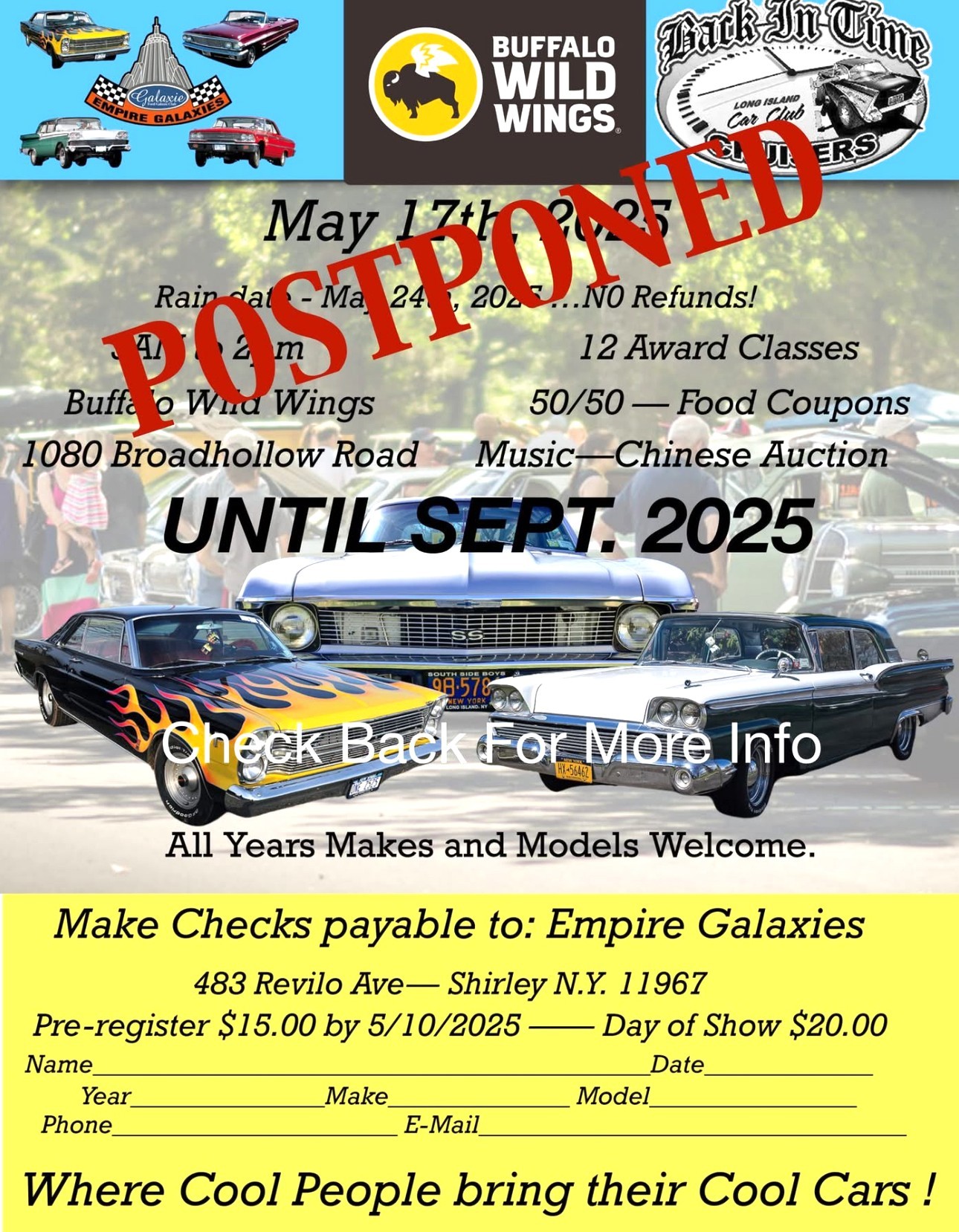 Empire Galaxies Car Club & Back in Time Cruisers Car Show, Farmingdale, NY