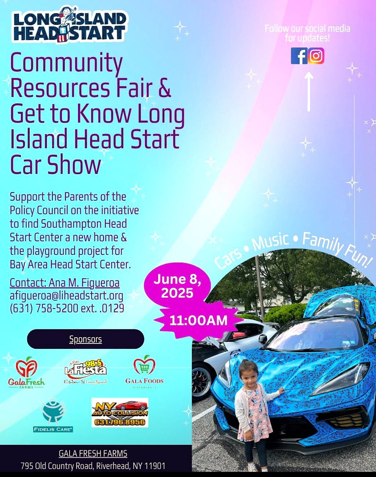 Long Island Head Start Community Resources Fair & Car Show, Riverhead, NY