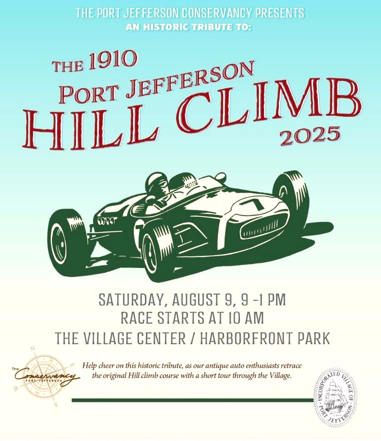 The Port Jefferson Hill Climb 2025, Port Jefferson, NY