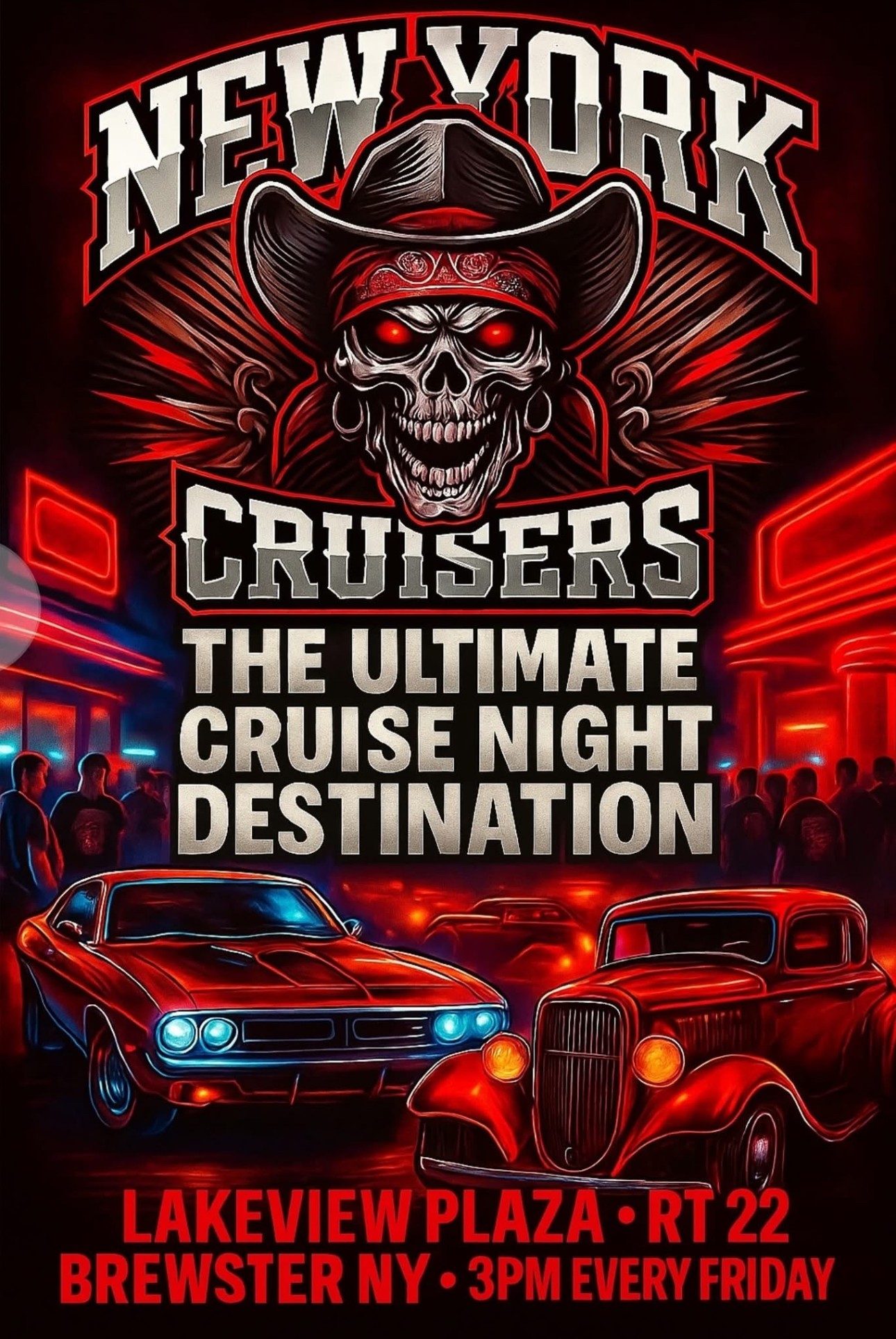 NY Cruisers Ultimate Cruise Night Car Meet. Brewster, NY