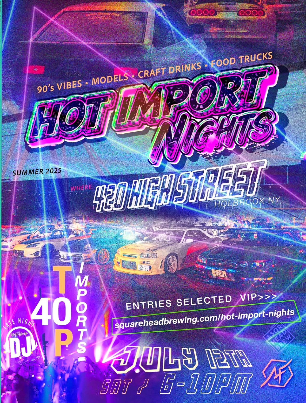 Hot Imports Nights Car Show, Holbrook, NY