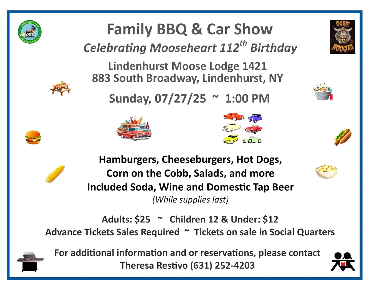 The Celebration of Mooseheart 112th Birthday Family BBQ & Car Show, Lindenhurst, NY