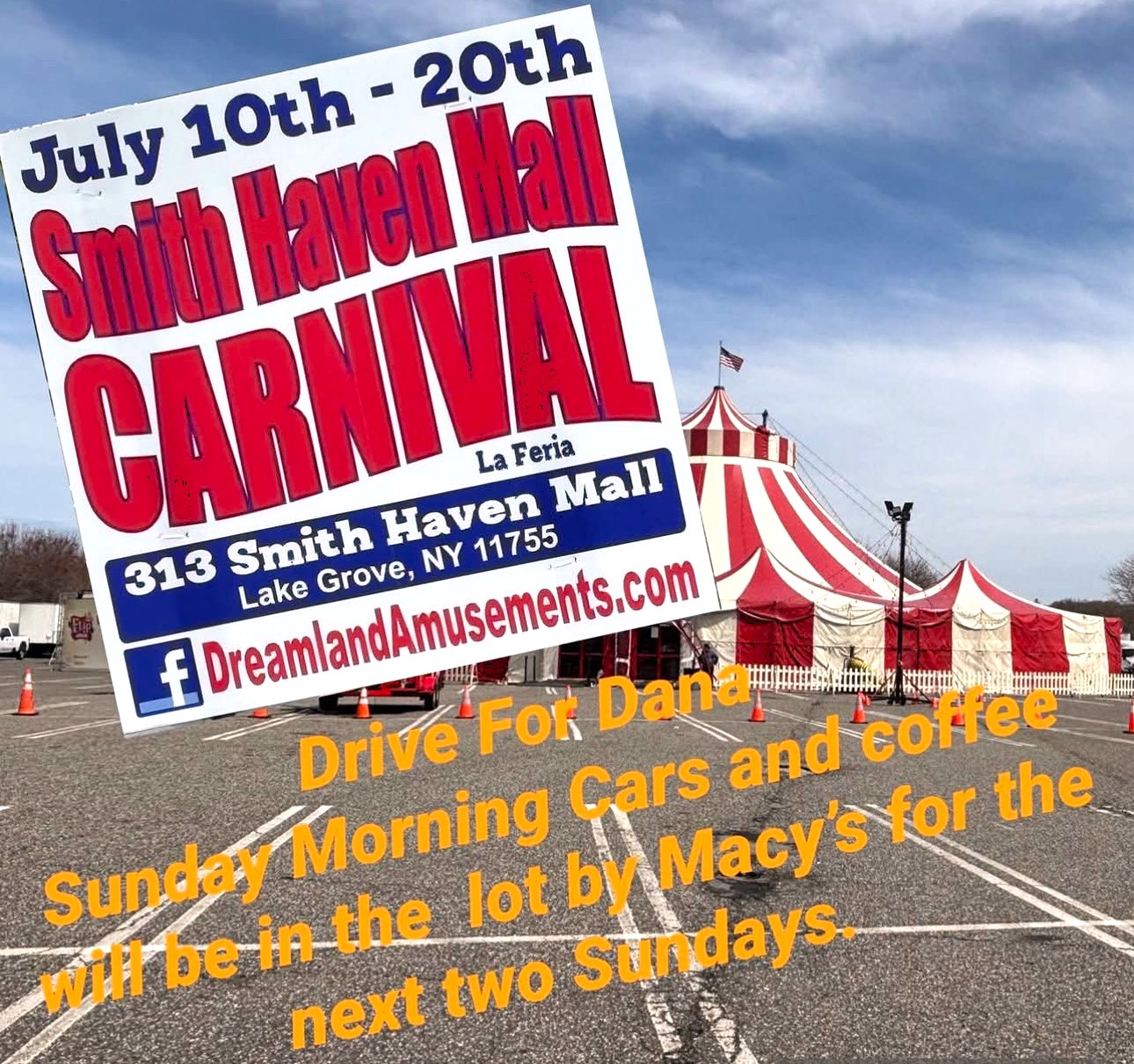 The Coffee & Cars Drive for Dana Car Meet, Lake Grove, NY