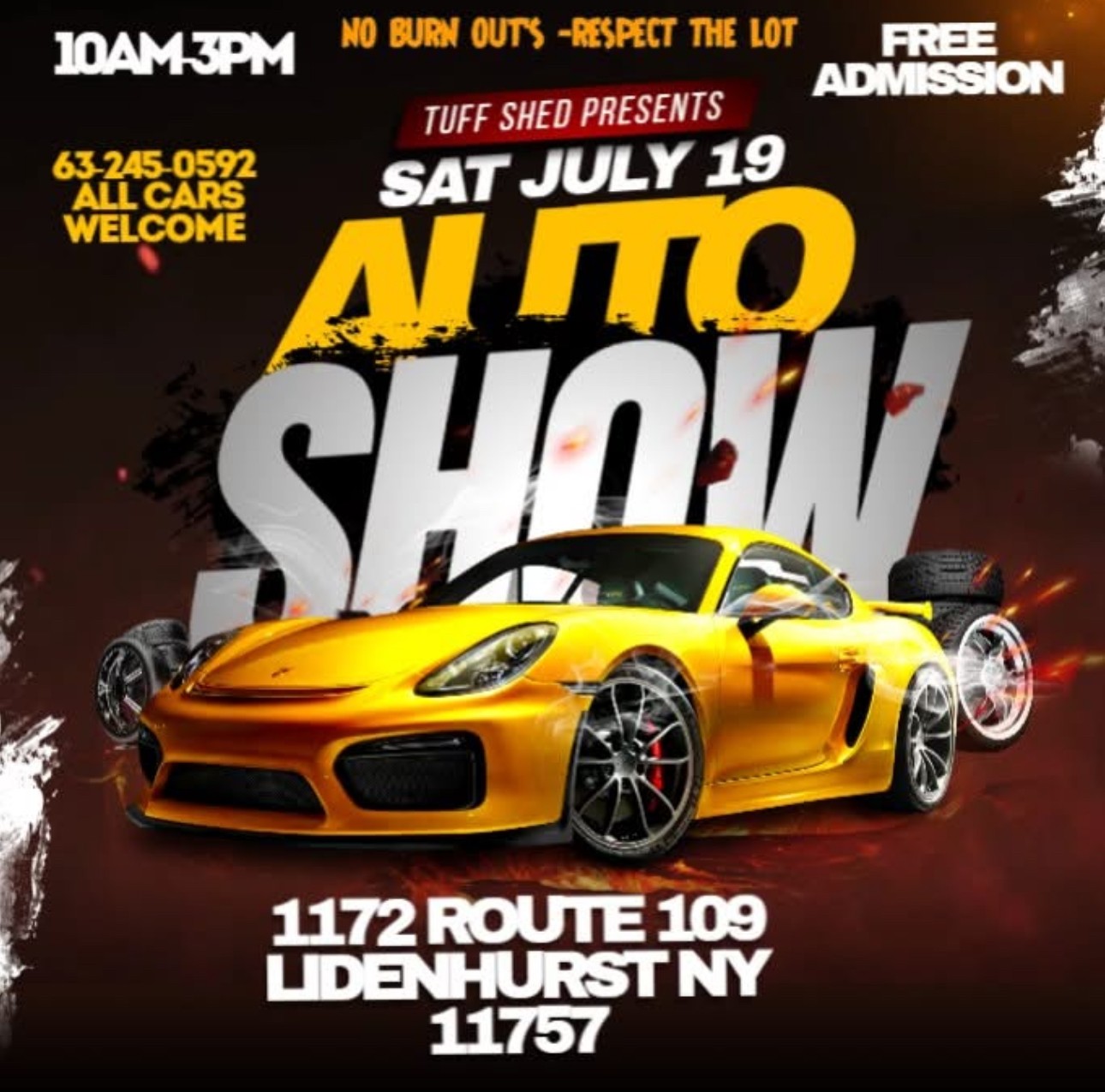 The Tuff Shed Saturday Auto Show, Lindenhurst, NY