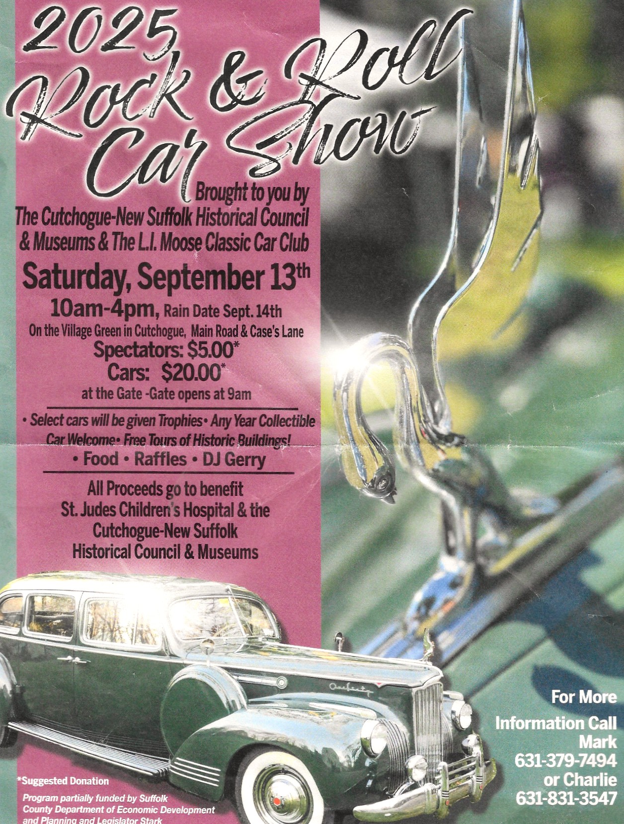 The 2025 Rock & Roll Car Show, Cutchogue, NY