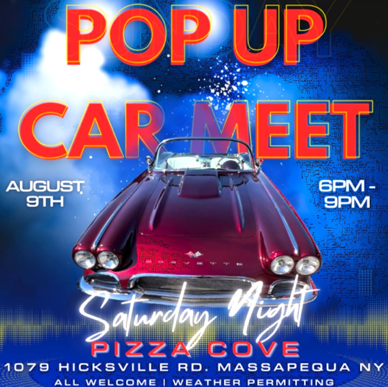 Saturday Night Pop-Up Car Meet, Massapequa, NY