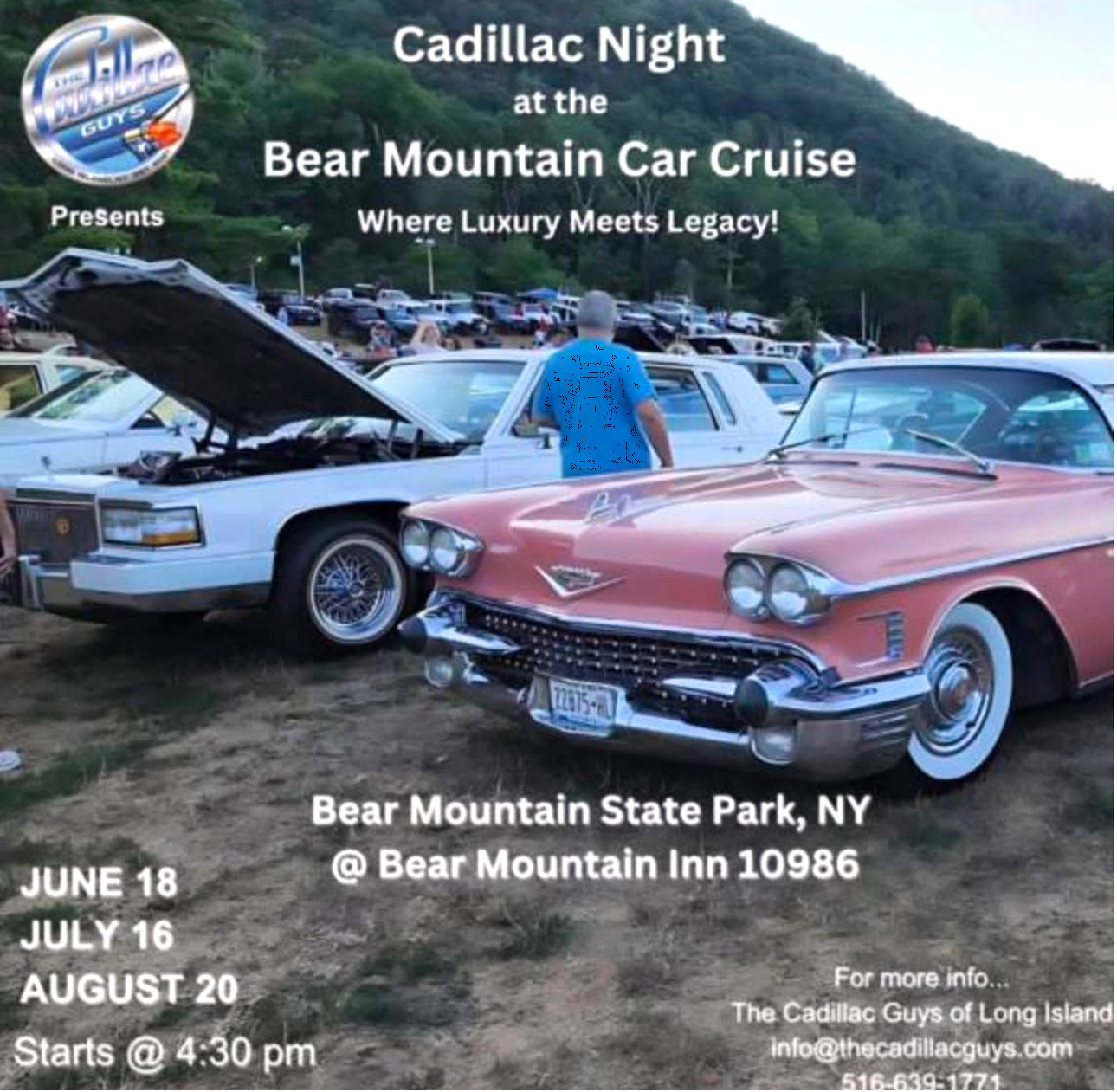 Cadillac Night at the Bear Mountain Car Cruise Meet, Tomkins Cove, NY