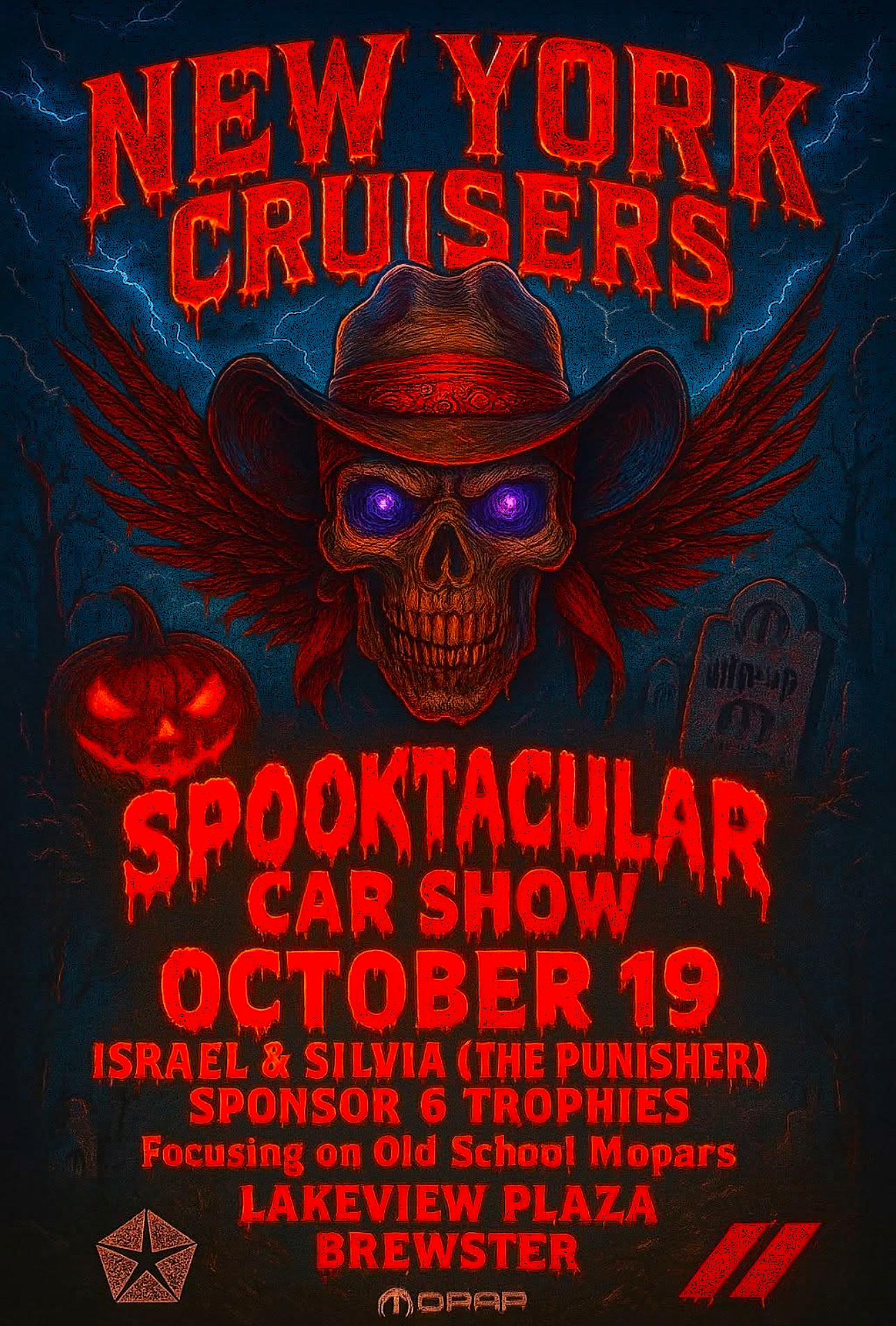 New York Cruisers Spooktacular Car Show, Brewster, NY